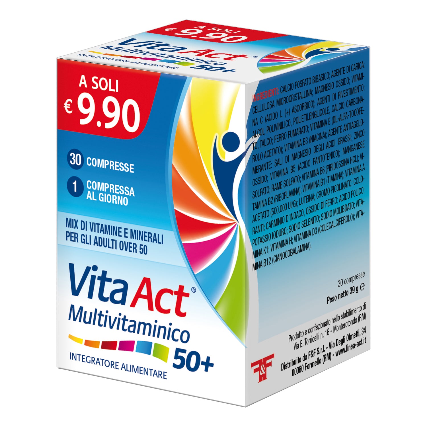 VITA ACT MULTIVITAM 50+ 30CPR
