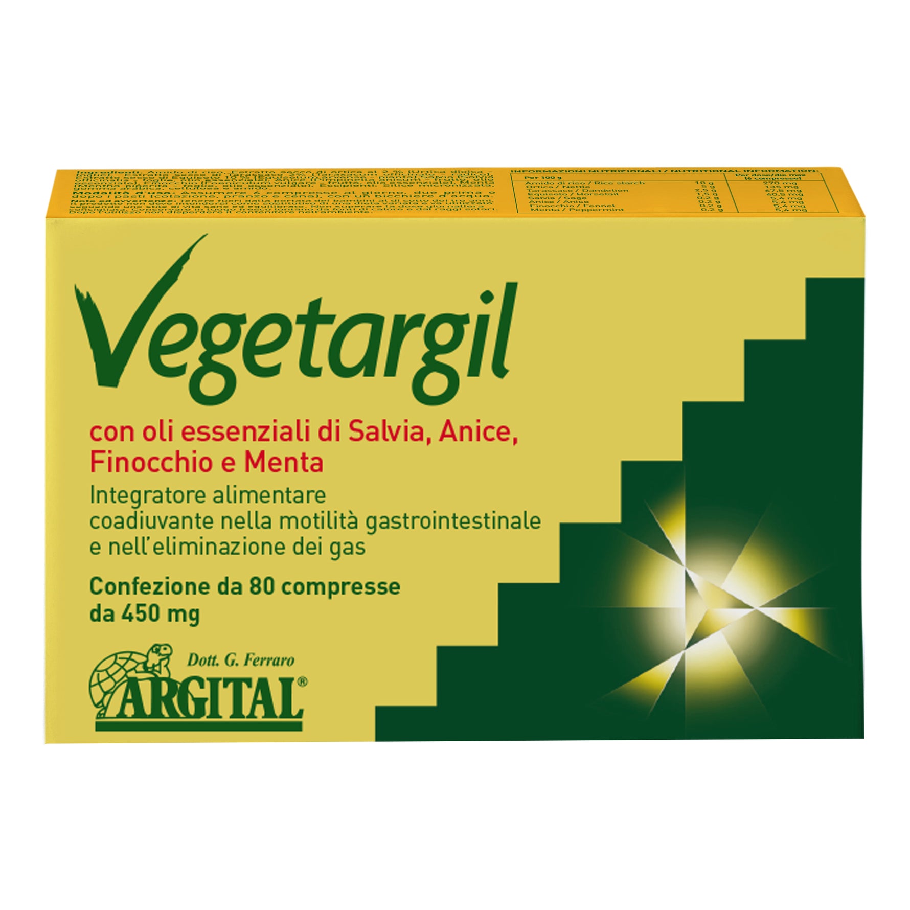 VEGETARGIL 80CPR
