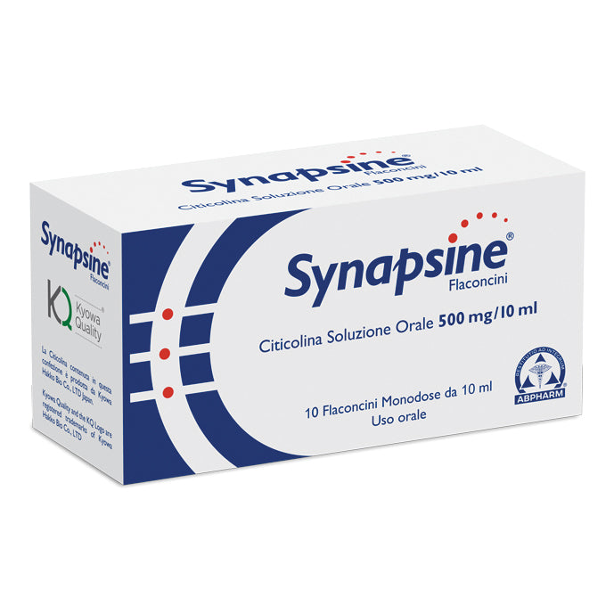 Synapsine | Integratore Memoria Citicolina Acido Alfa Lipoico | 10 Flaconcini
