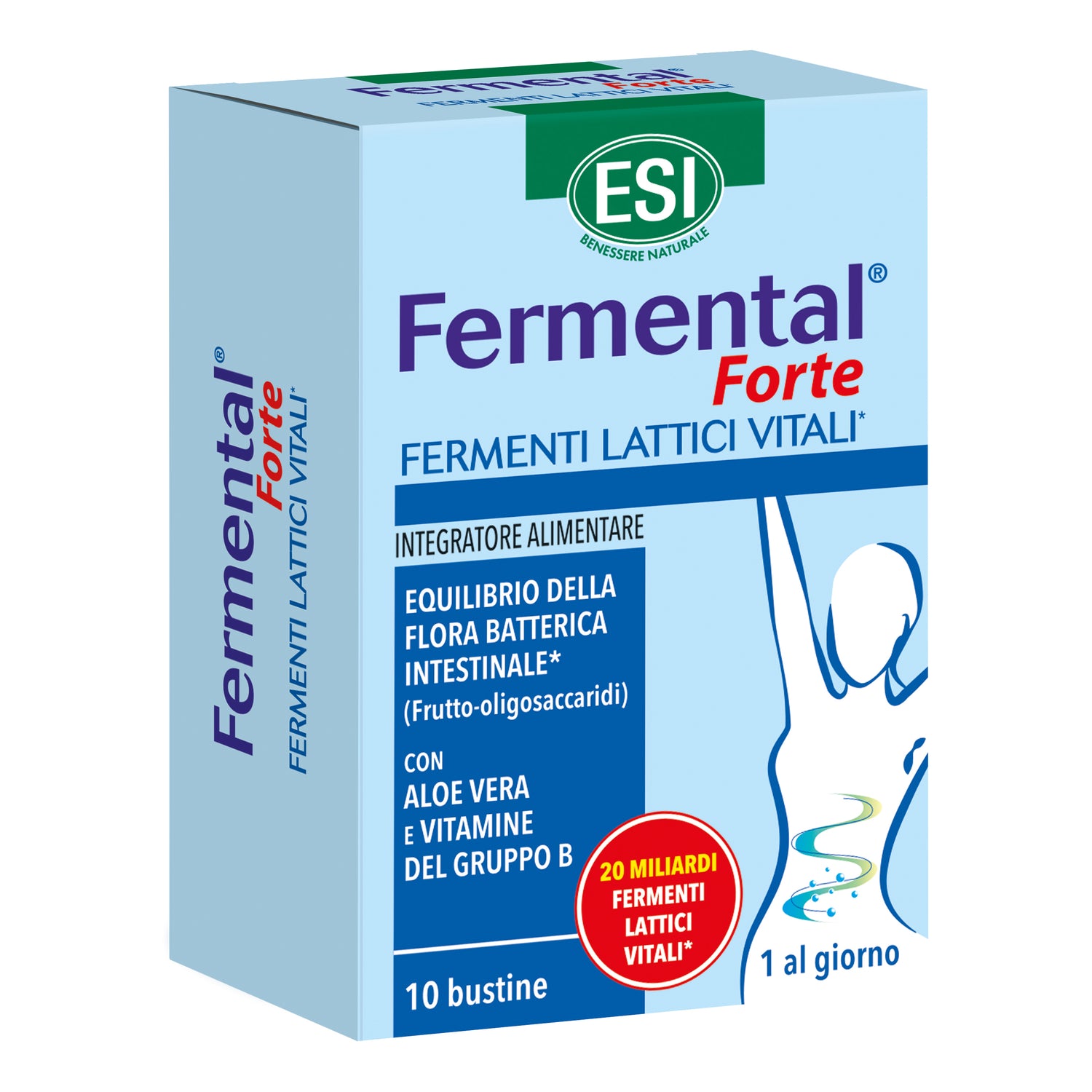 Esi Fermental Forte Integratore Di Fermenti Lattici 10 Bustine