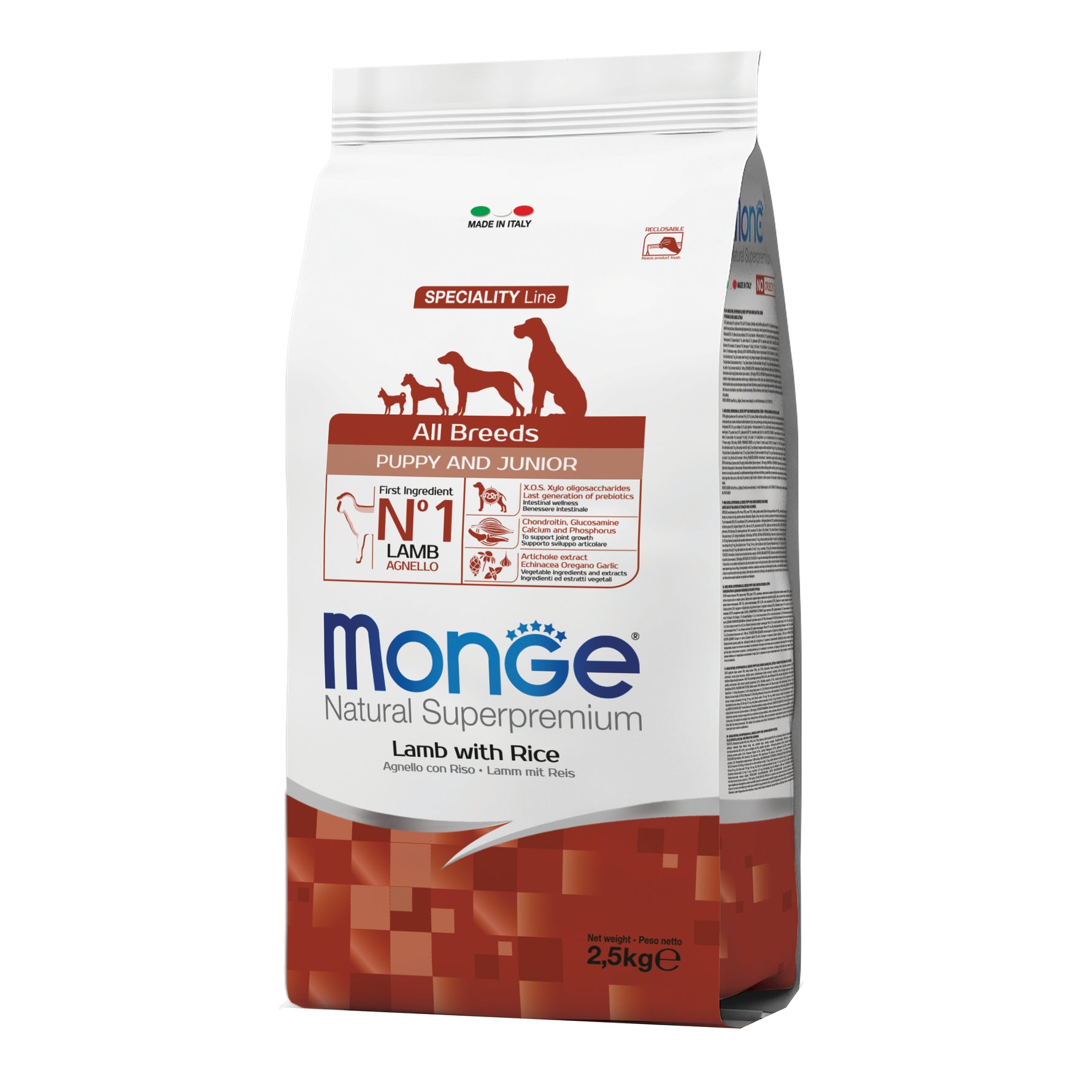 MONGE ALL P AGNELLO/RISO 2,5KG
