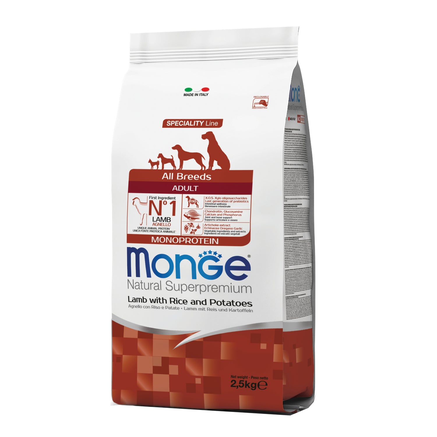 MONGE ALL AD AGN/RIS/PAT 2,5KG