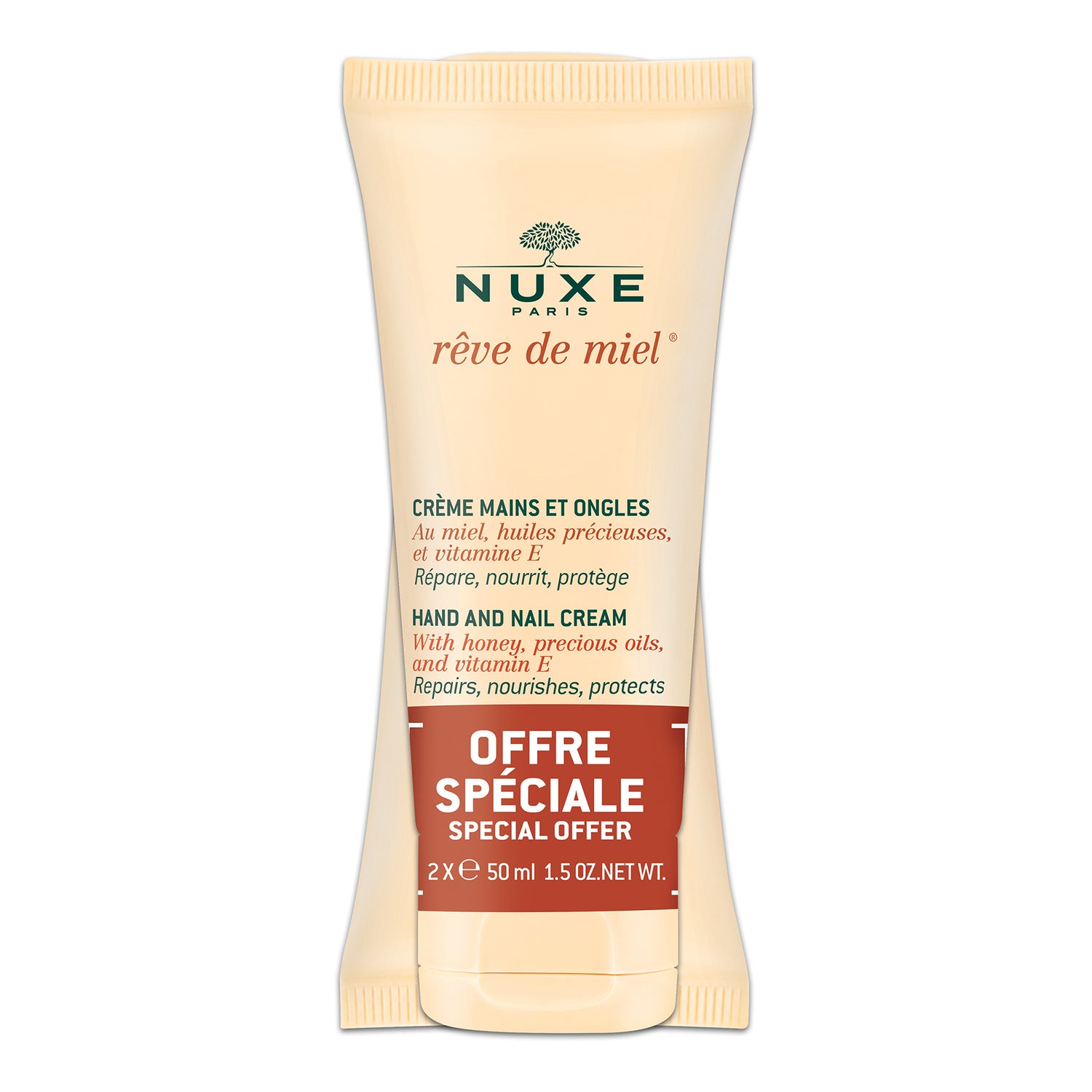 Nuxe Reve De Miel Crema Mani E Unghie Idratante E Riparatrice Confezione Doppia 2 x 50ml