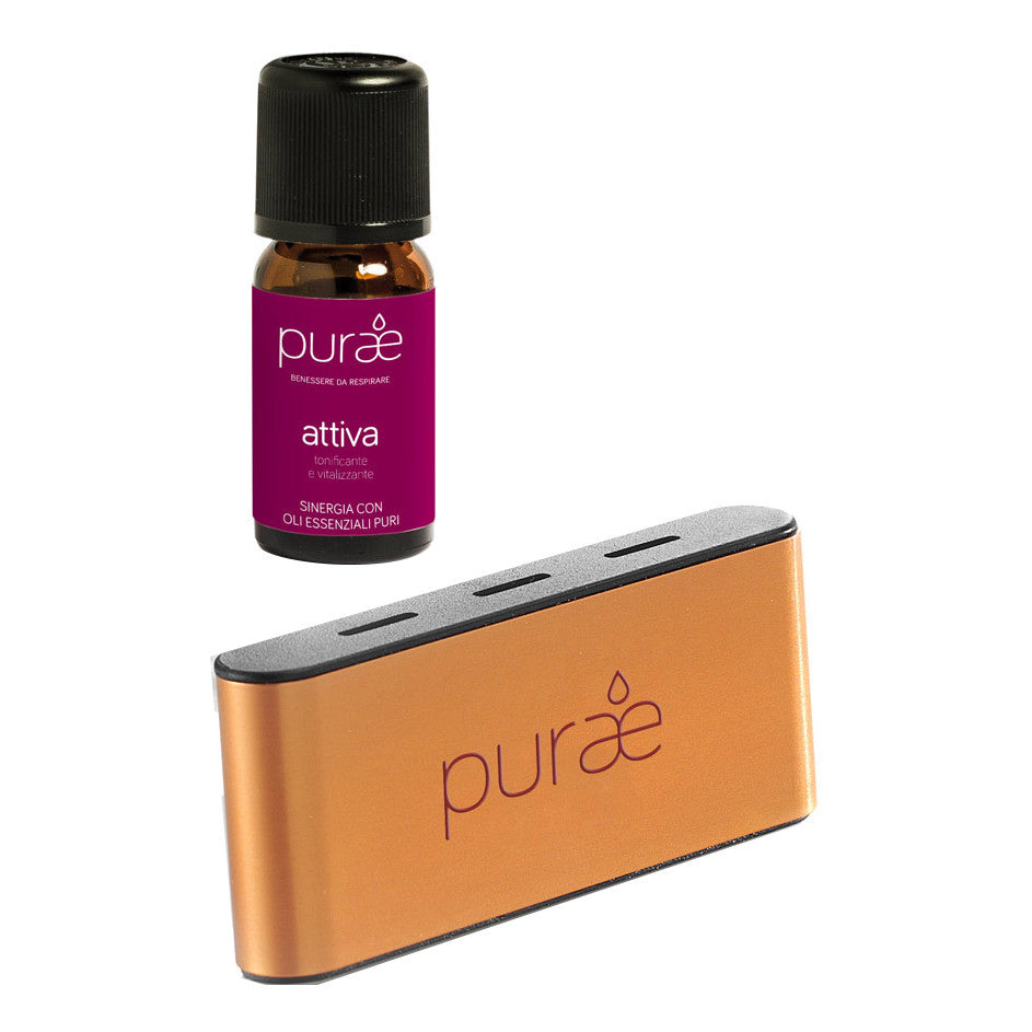 Purae Diffusore Auto Arancio Con Sinergia Attiva 5 ml
