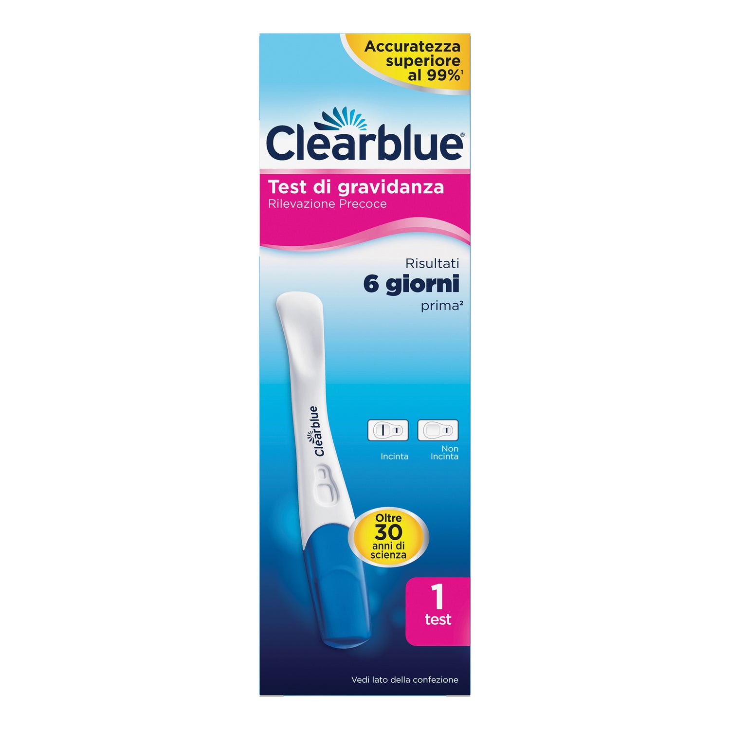 Clearblue | Test Gravidanza Early Rilevazione Precoce | 1 Test