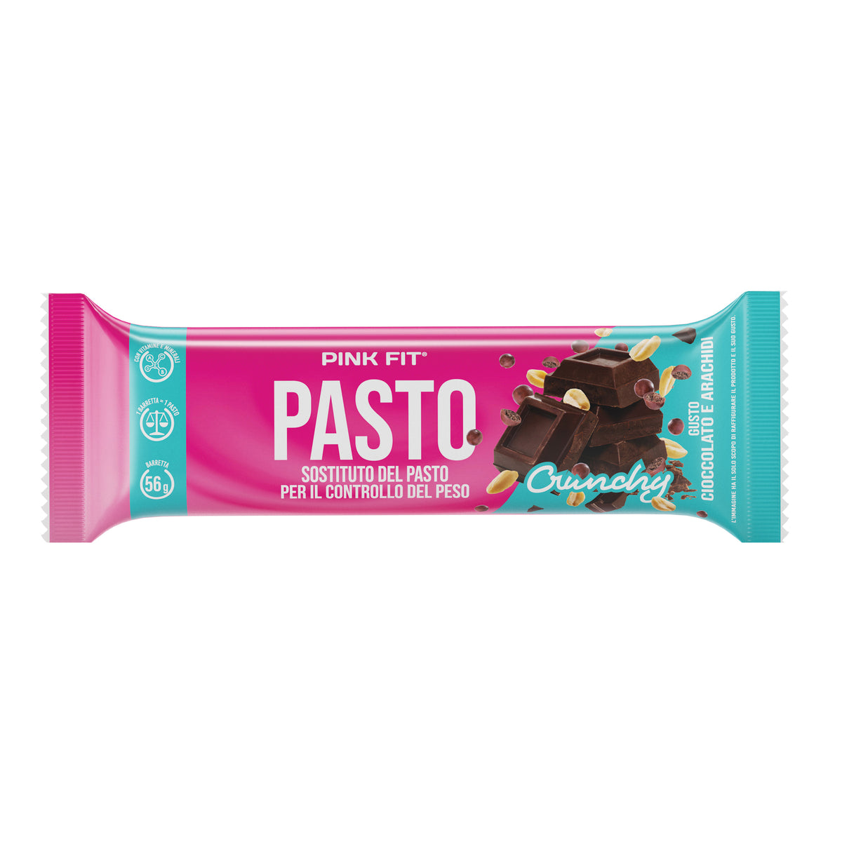 Proaction Pink Fit Pasto Barretta Gusto Arancia 65g  