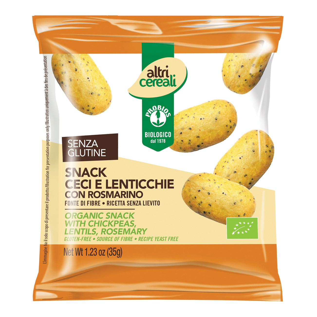 ALTRICEREALI SNACK CECI/LENTIC