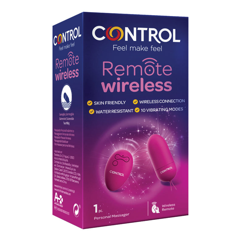 Control Remote Wireless | Mini Vibratore Ovetto Telecomando 10 Vibrazioni Impermeabile | 1 Pezzo  