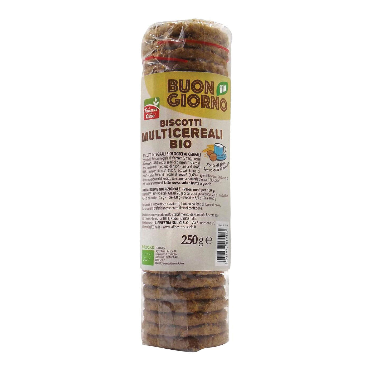 BISCOTTI MULTIC 250G BIO