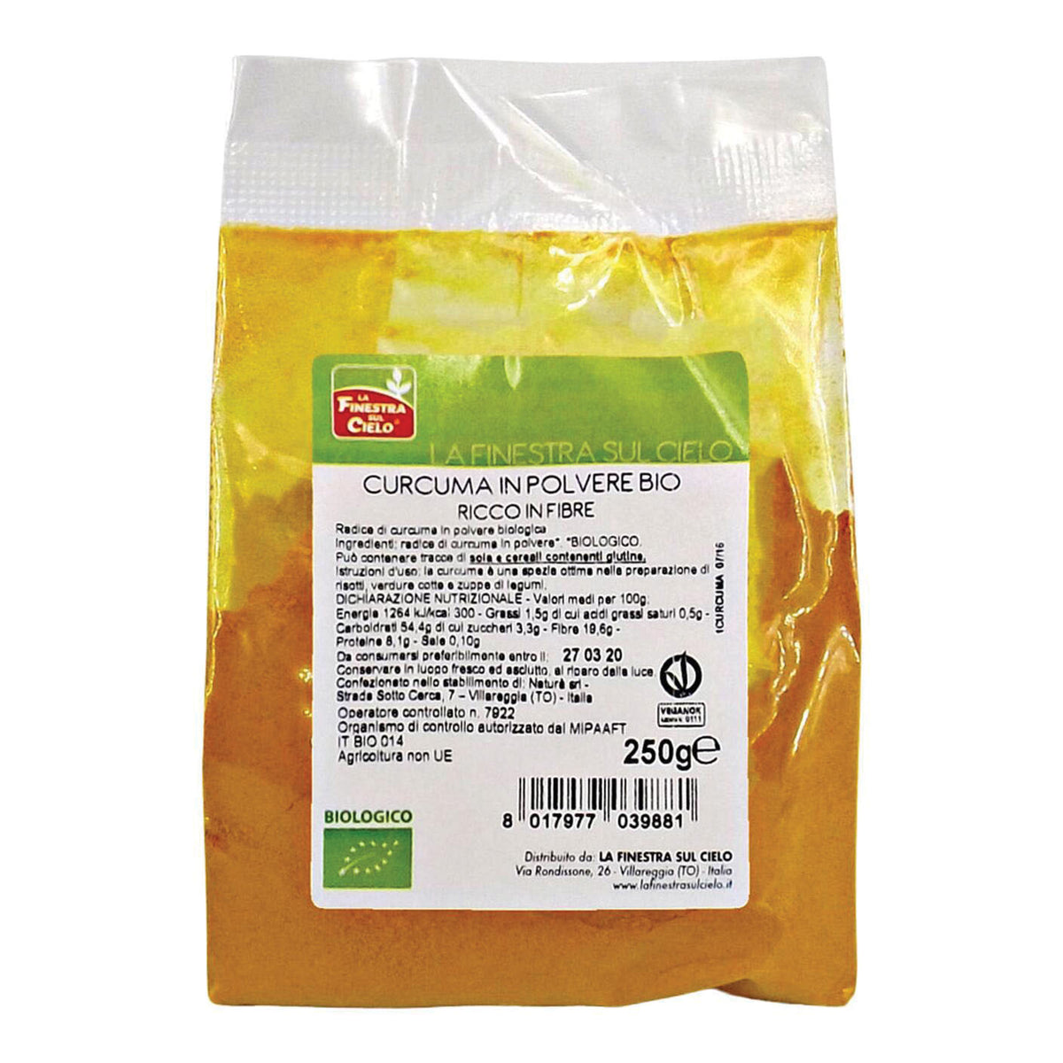 CURCUMA BIO 250G  