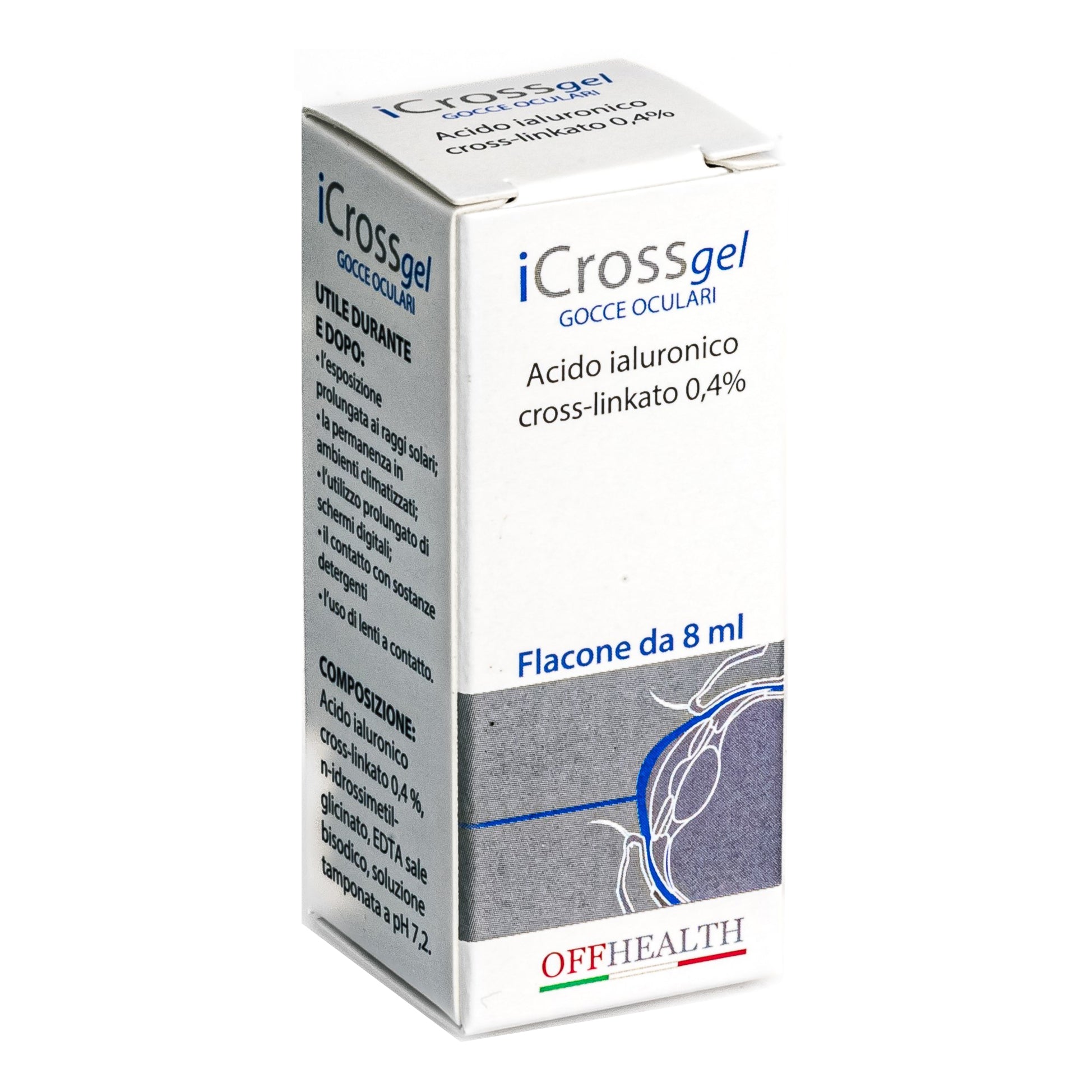 Icross Gel Oftalmico Lubrificante 8ml