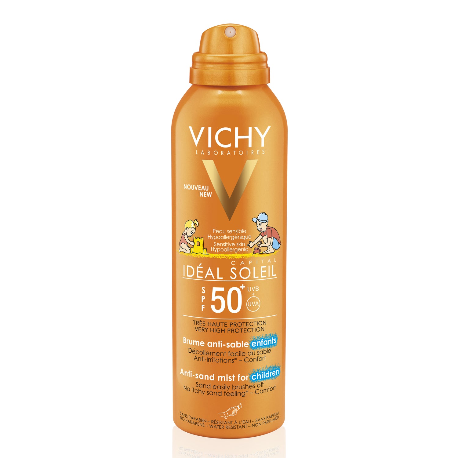 Vichy Capital Soleil Spray Solare Anti-Sabbia Per Bambini Spf 50+ 200ml