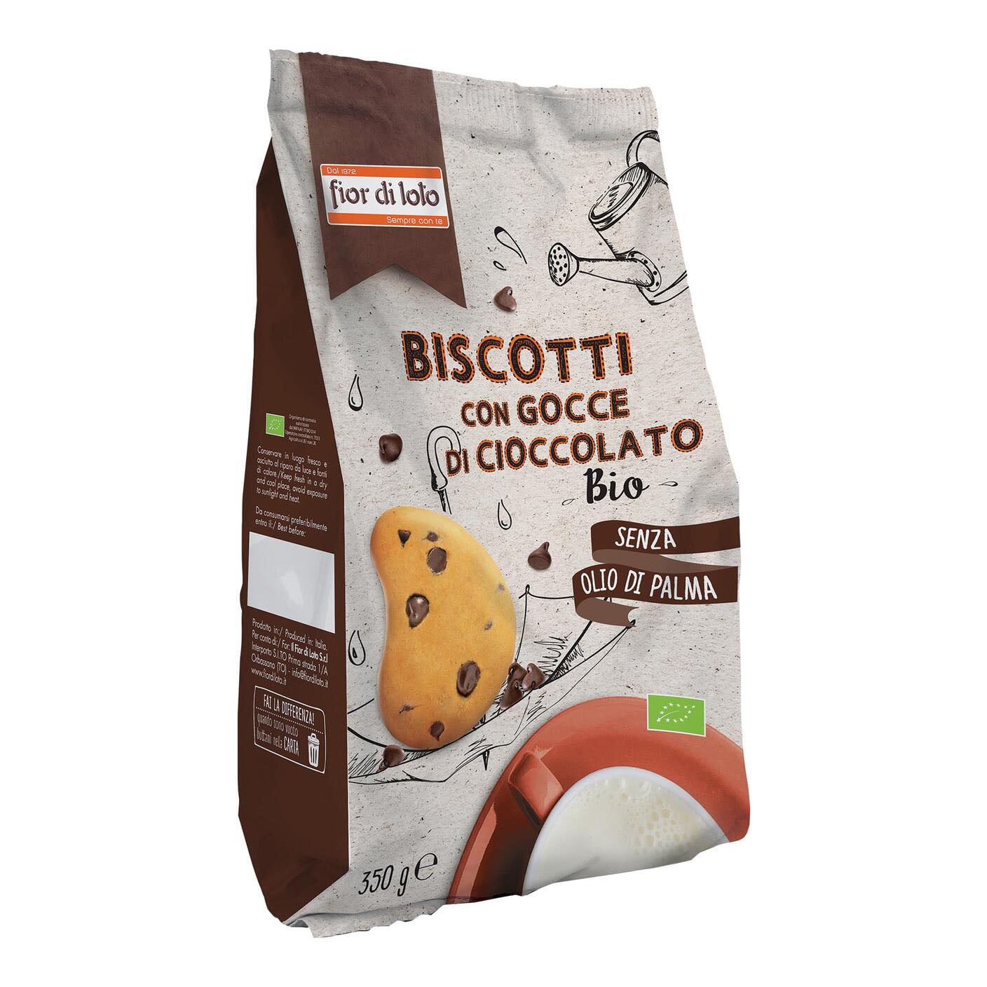 BISCOTTI C/GTT CIOCCOLATO BIO