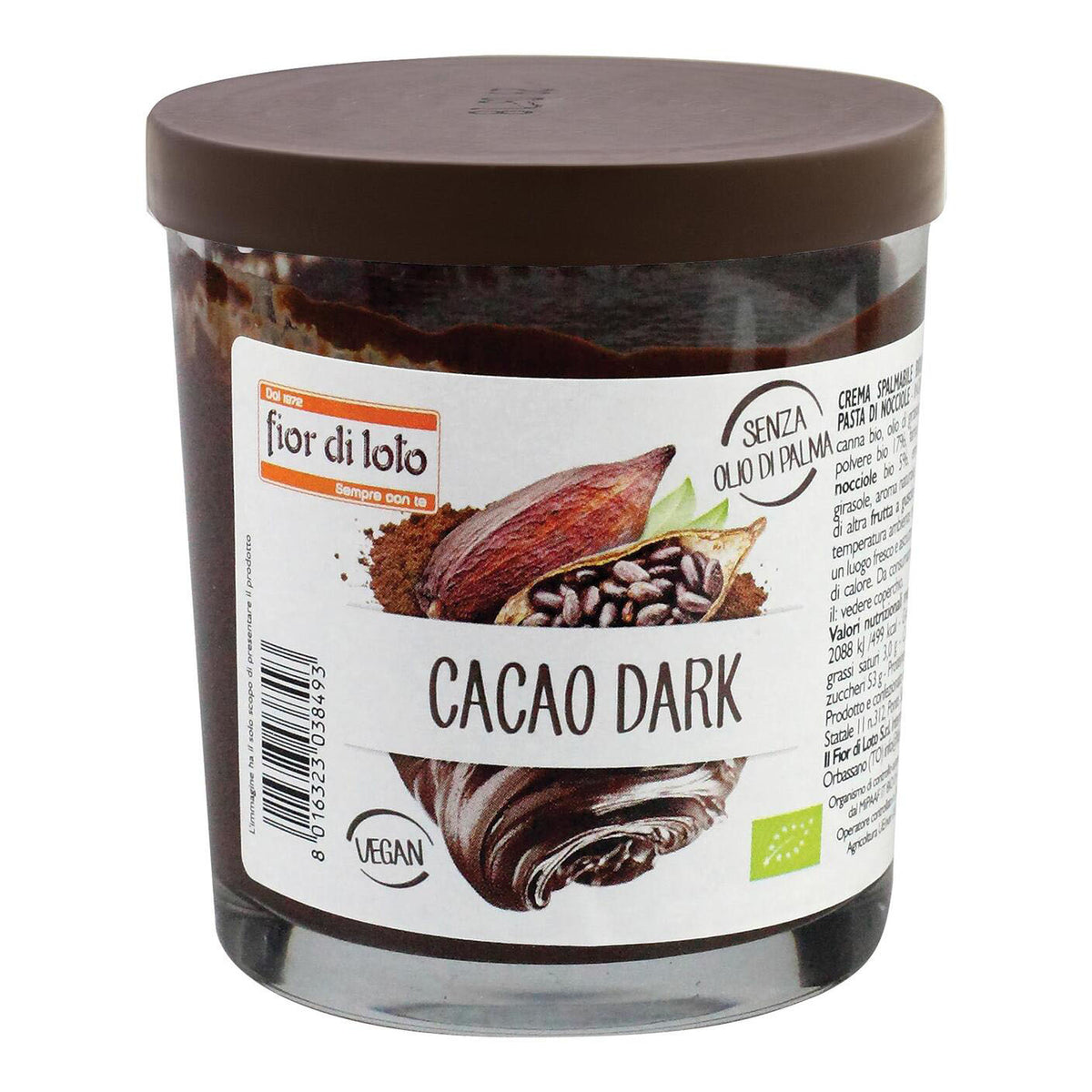 CREMA CACAO DARK BIO 200G  