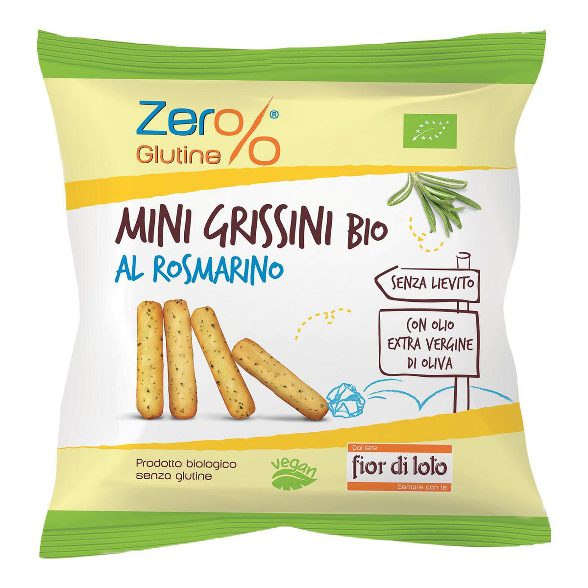 MINI GRISSINI ROSMARINO BIO30G  
