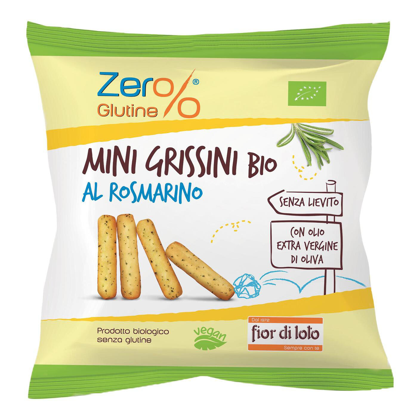 MINI GRISSINI ROSMARINO BIO30G