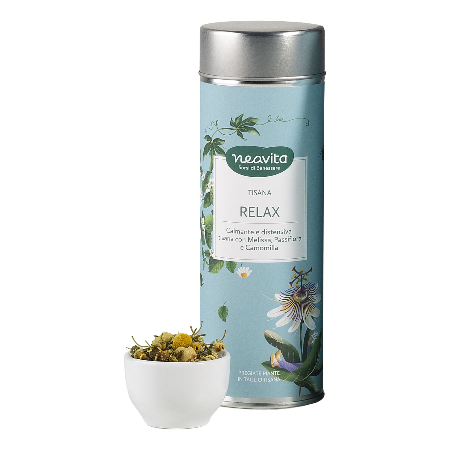 Neavita Silver Tin Tisana Sfusa Relax Sfuso 50g