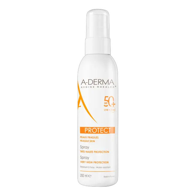 Aderma Protect Spray Solare Spf 50+ Protezione Molto Alta 200ml
