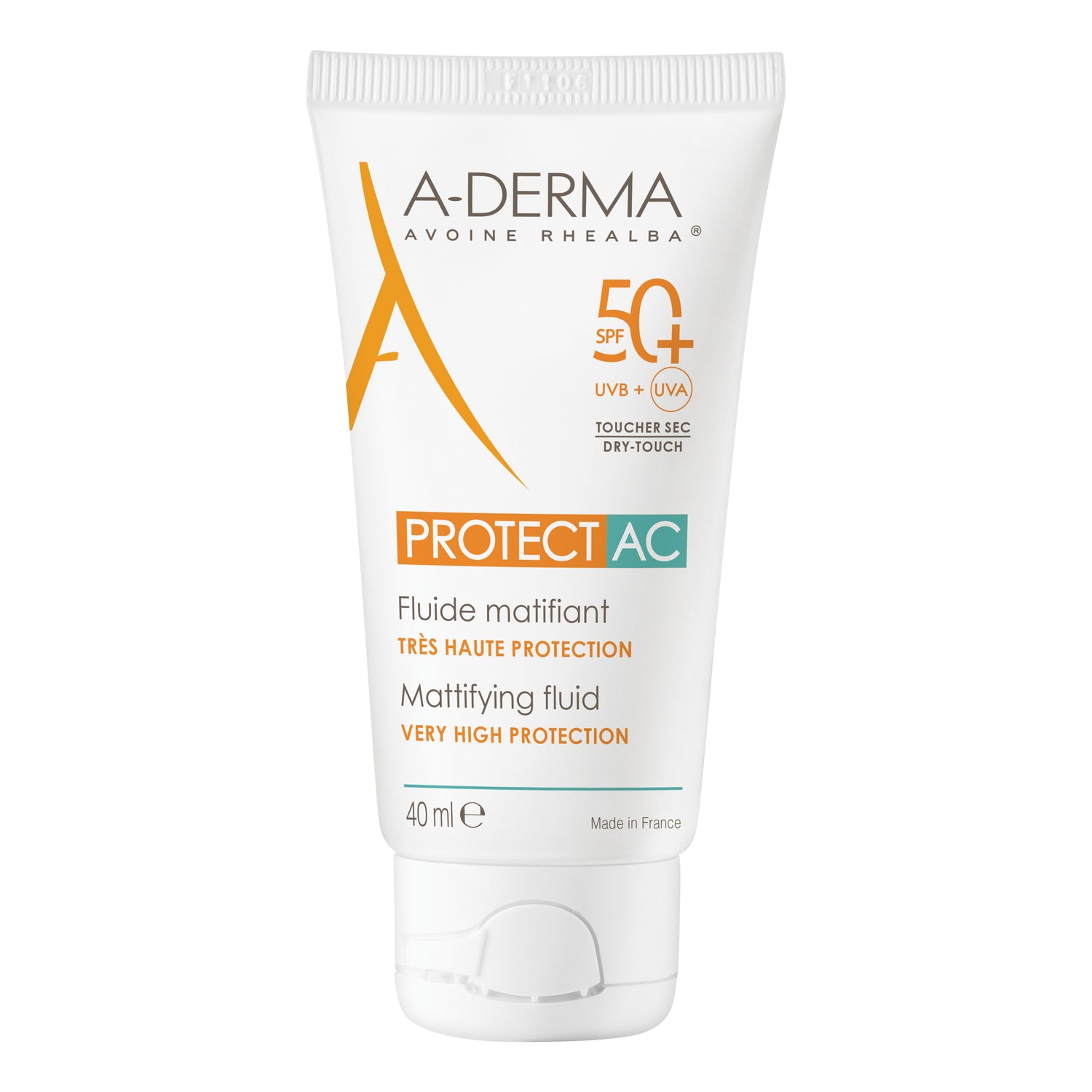 Aderma Protect Ac Fluido Solare Spf 50+ Protezione Solare Molto Alta 40ml
