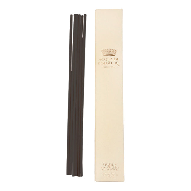 Acqua Di Bolgheri Bastoncini in Rattan Neri | Ricambio per Diffusori 200ml 500ml 1000ml 2 