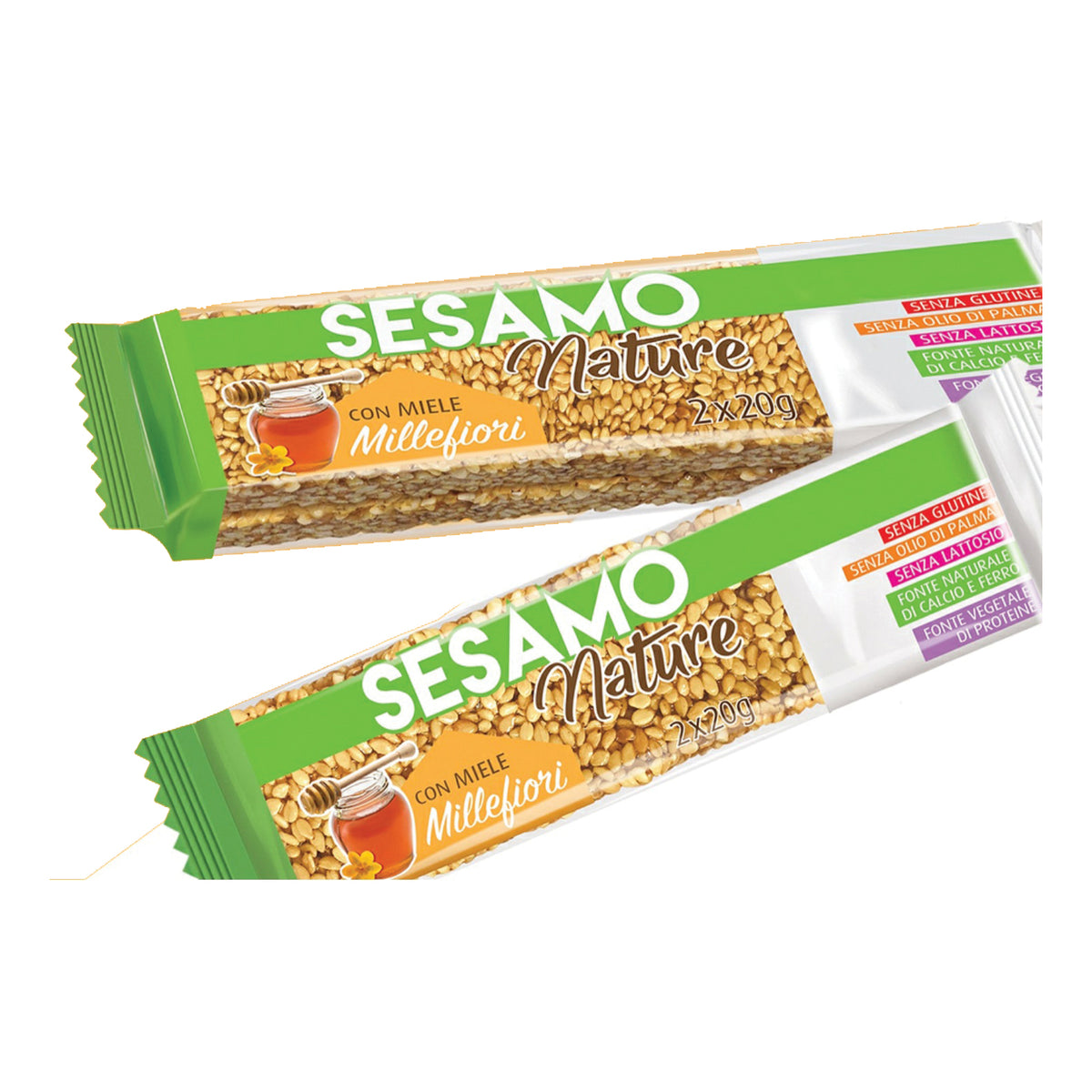 SESAMO NATURE BARRETTE 2X20G  