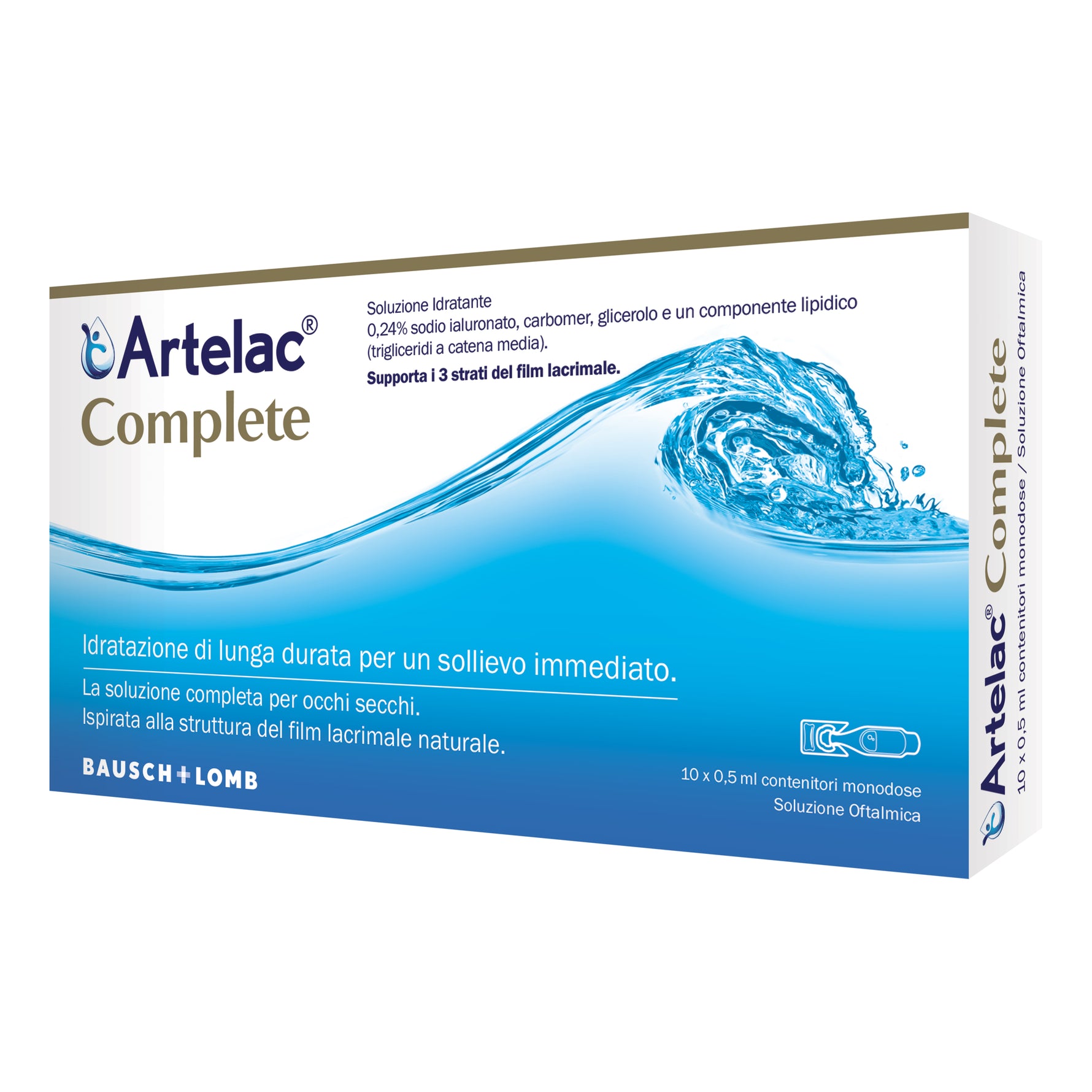 Artelac Complete | Collirio Occhio Secco Monodose | 10 Unità
