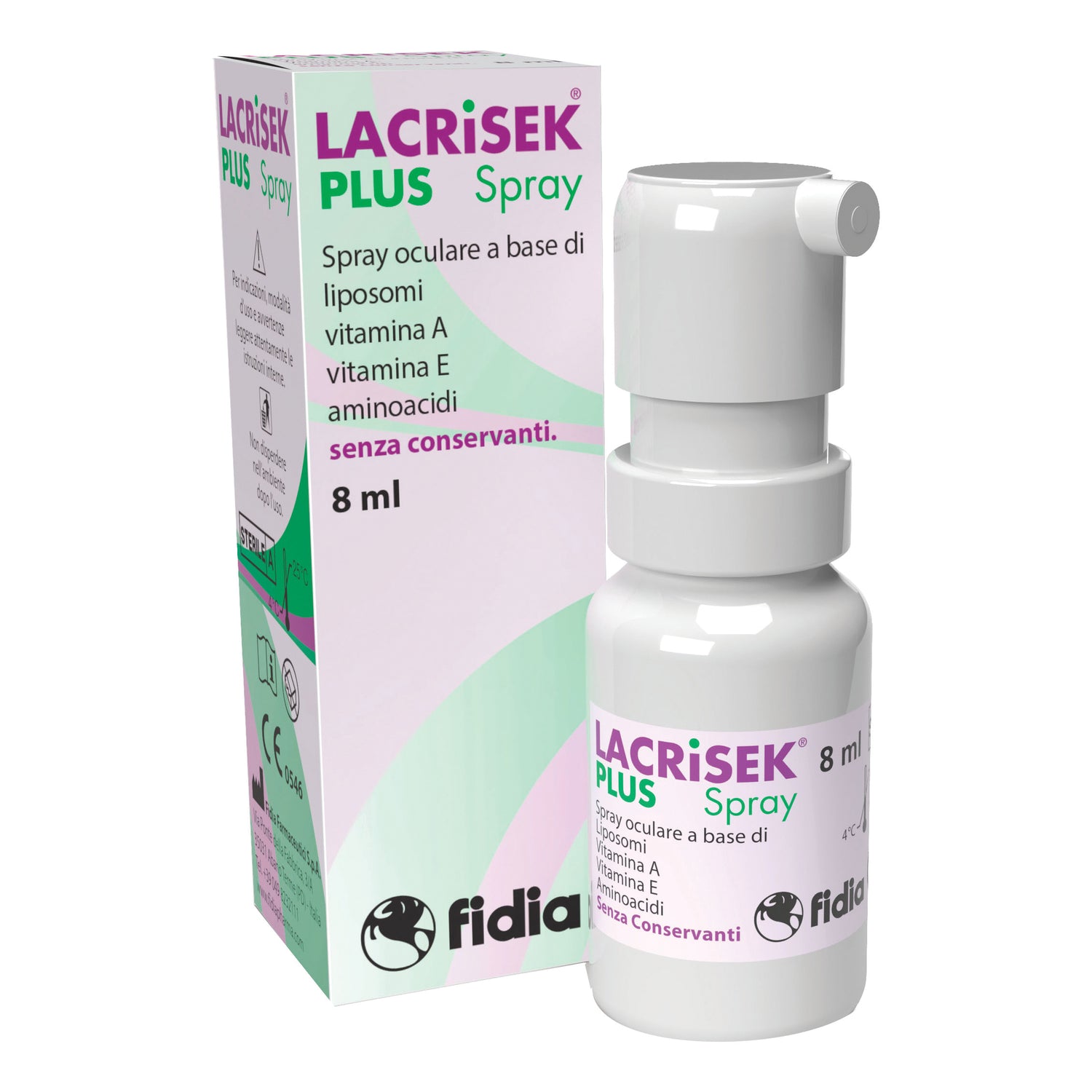 Lacrisek Plus Spray Oculare Lubrificante Senza Conservanti 8ml