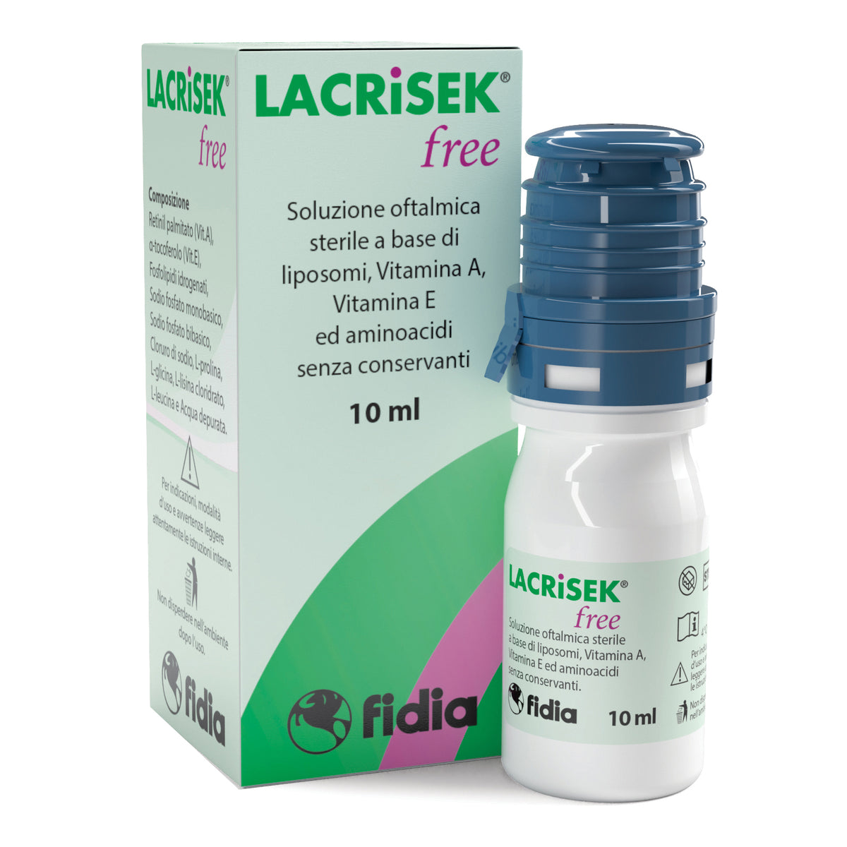 Lacrisek Free Soluzione Oftalmica Lubrificante Senza Conservanti Flacone 10ml  