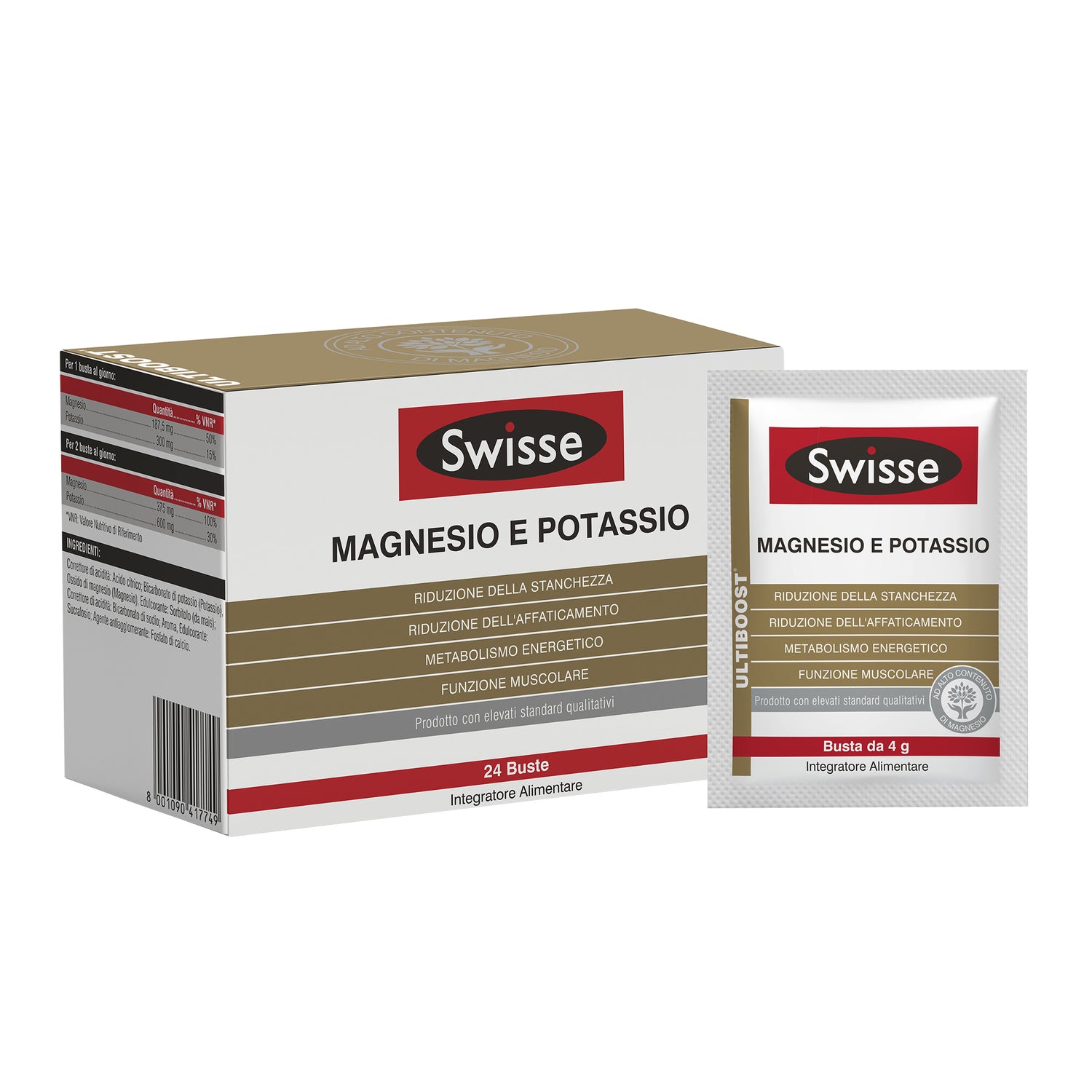 SWISSE MAGNESIO POTASSIO 24BUST