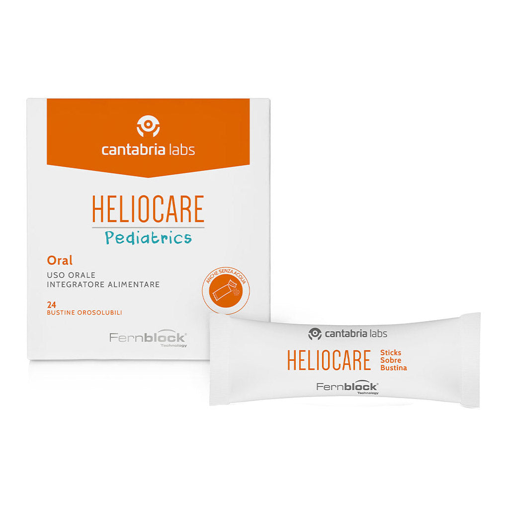 Heliocare Pediatrics Oral - Integratore Per La Prevenzione Dai Danni Solari Bambini 24 Bustine Orosolubili