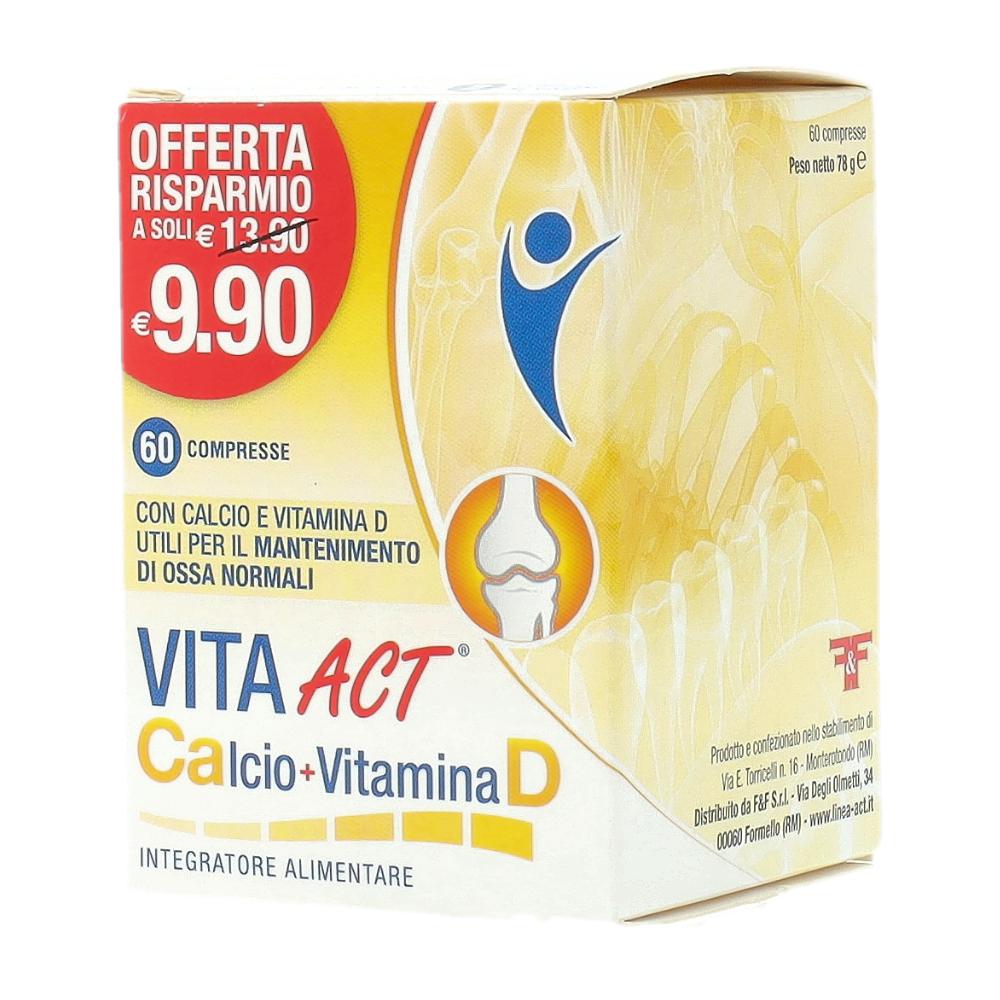 VITA ACT CALCIO+VIT D 60CPR