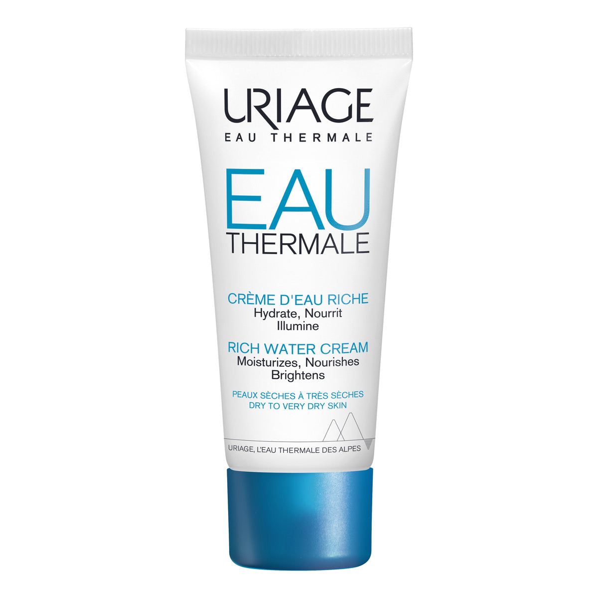 Uriage - Eau Thermale Crema D'Acqua Ricca Nutriente Pelle Secca 40ml  