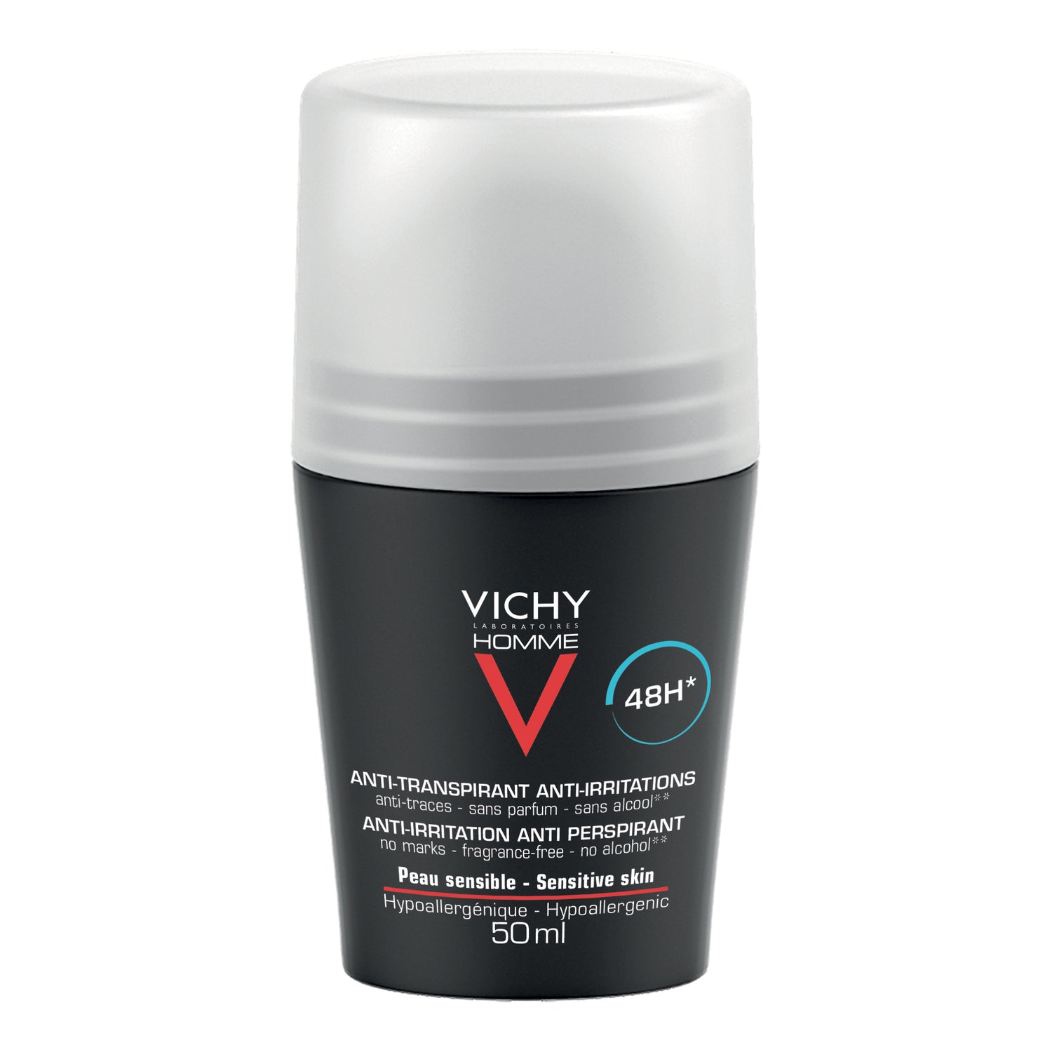 Vichy Homme Deodorante Roll-On Mineral Anti Macchie 50ml