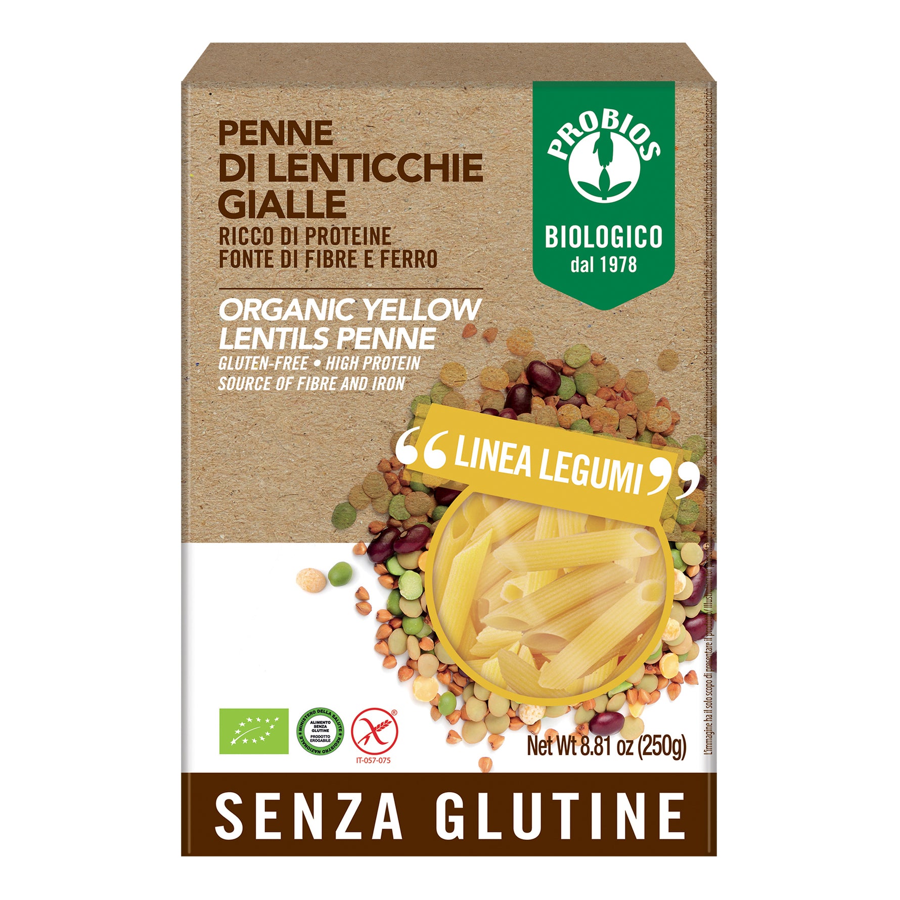 PROBIOS PENNE LENTICCH GI 250G
