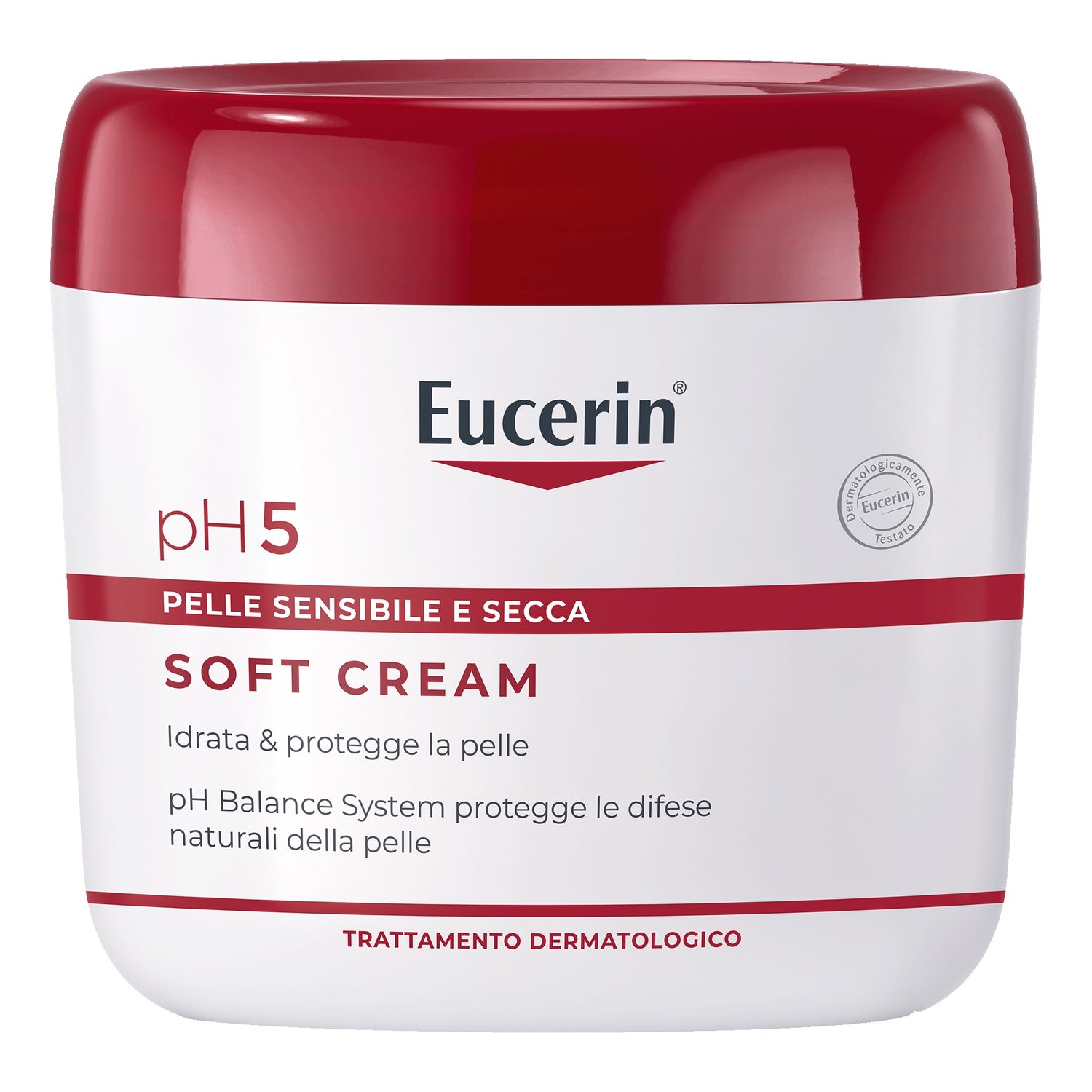 Eucerin pH5 Soft Cream Riduce I Sintomi Della Pelle Sensibile 450ml