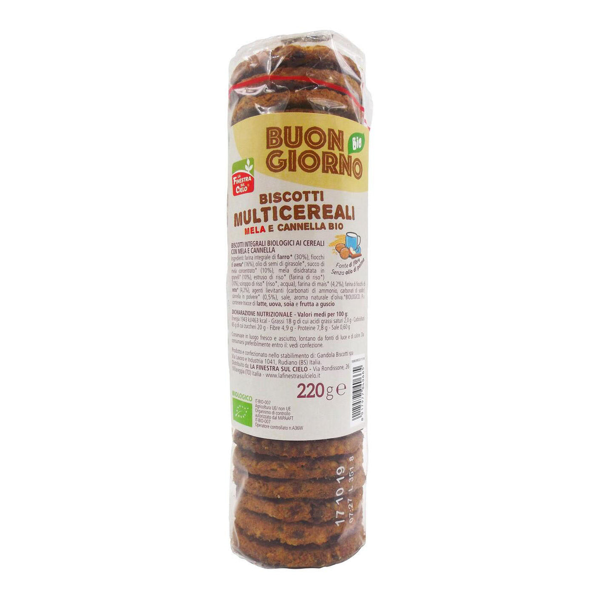 BISCOTTI MULTIC MELA CANN BIO  