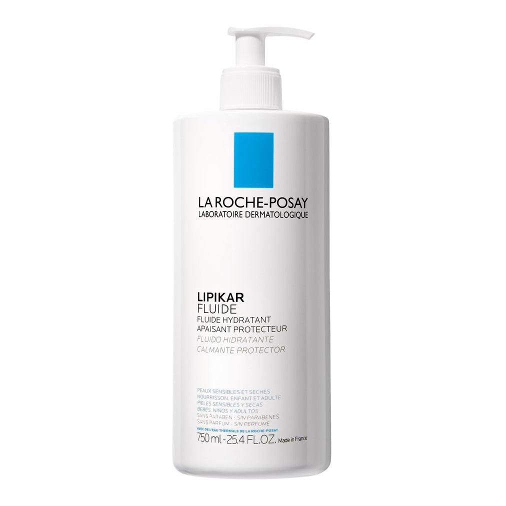La Roche Posay Lipikar Fluide - Fluido Idratante Lenitivo E Protettivo Per La Pelle Secca 750ml