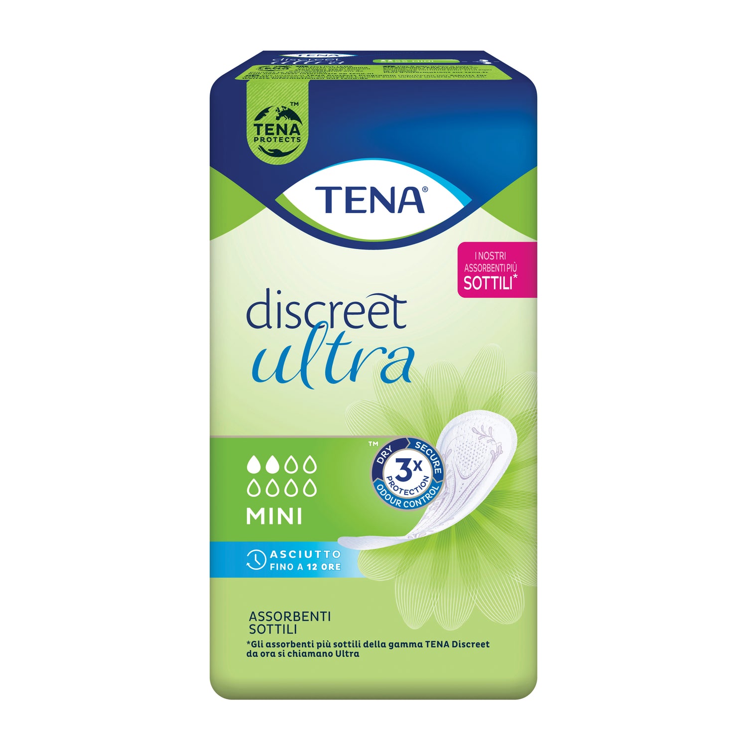 Tena Discreet Ultra Mini - Assorbenti Incontinenza Moderata 20 pezzi