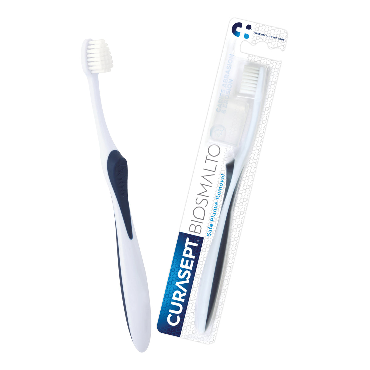 Curasept Biosmalto | Spazzolino Protection Adulti Setole Morbide | 1 Pezzo  
