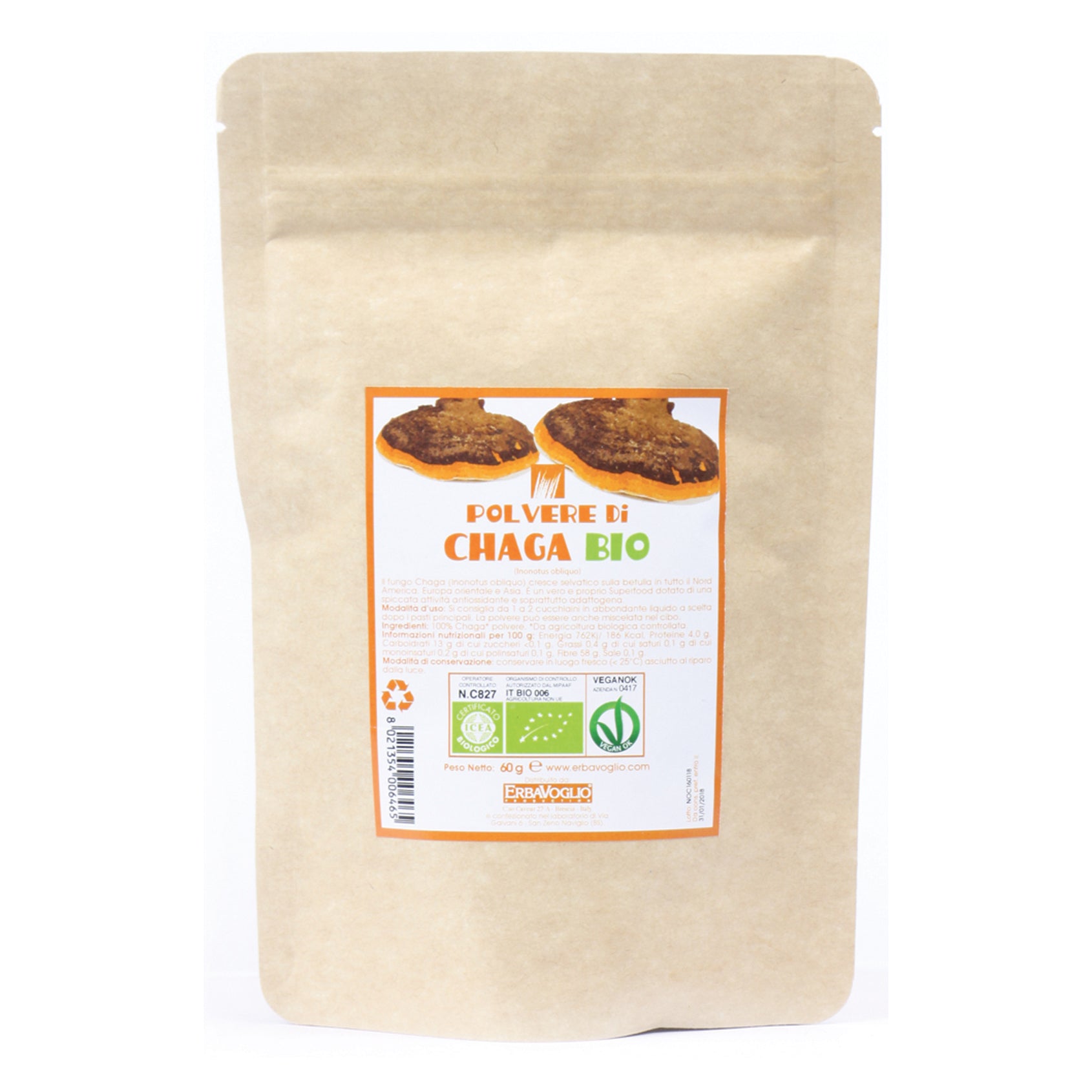 CHAGA POLVERE BIO 60G
