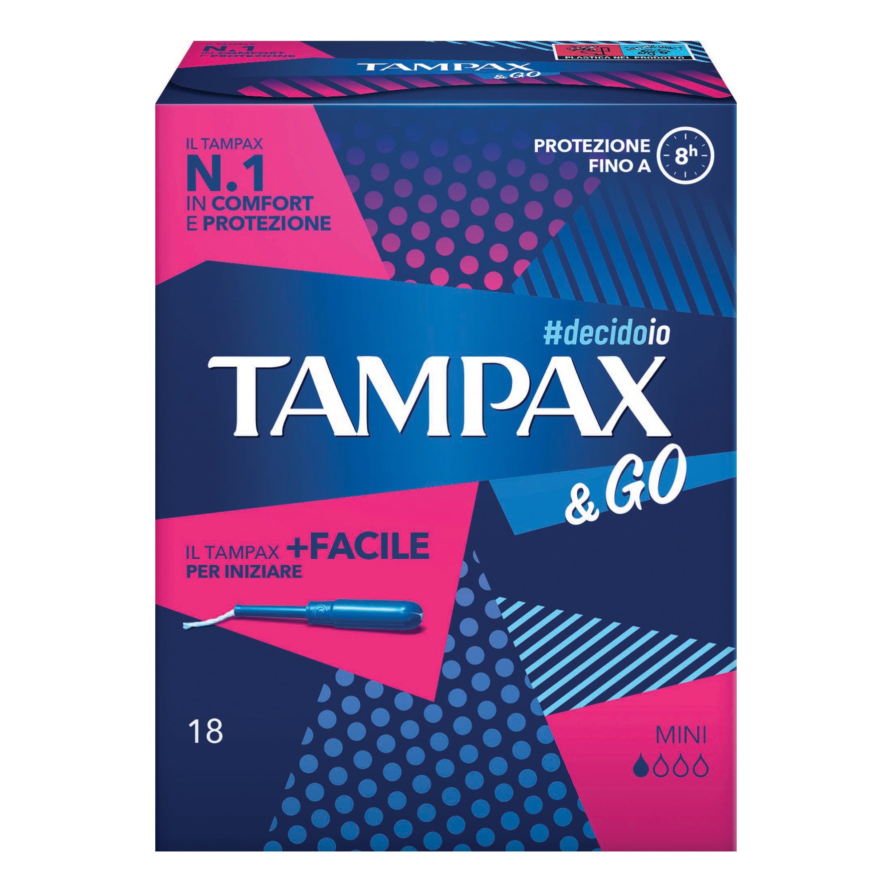 TAMPAX &amp;GO MINI 18PZ
