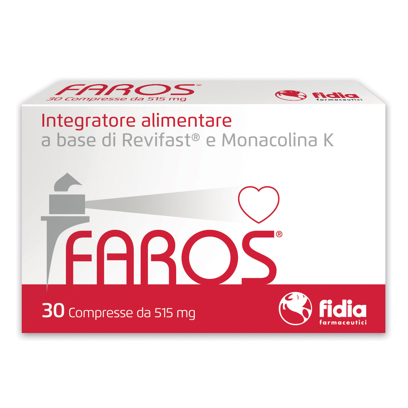 Faros Monocolina K E Revifast 30 Compresse