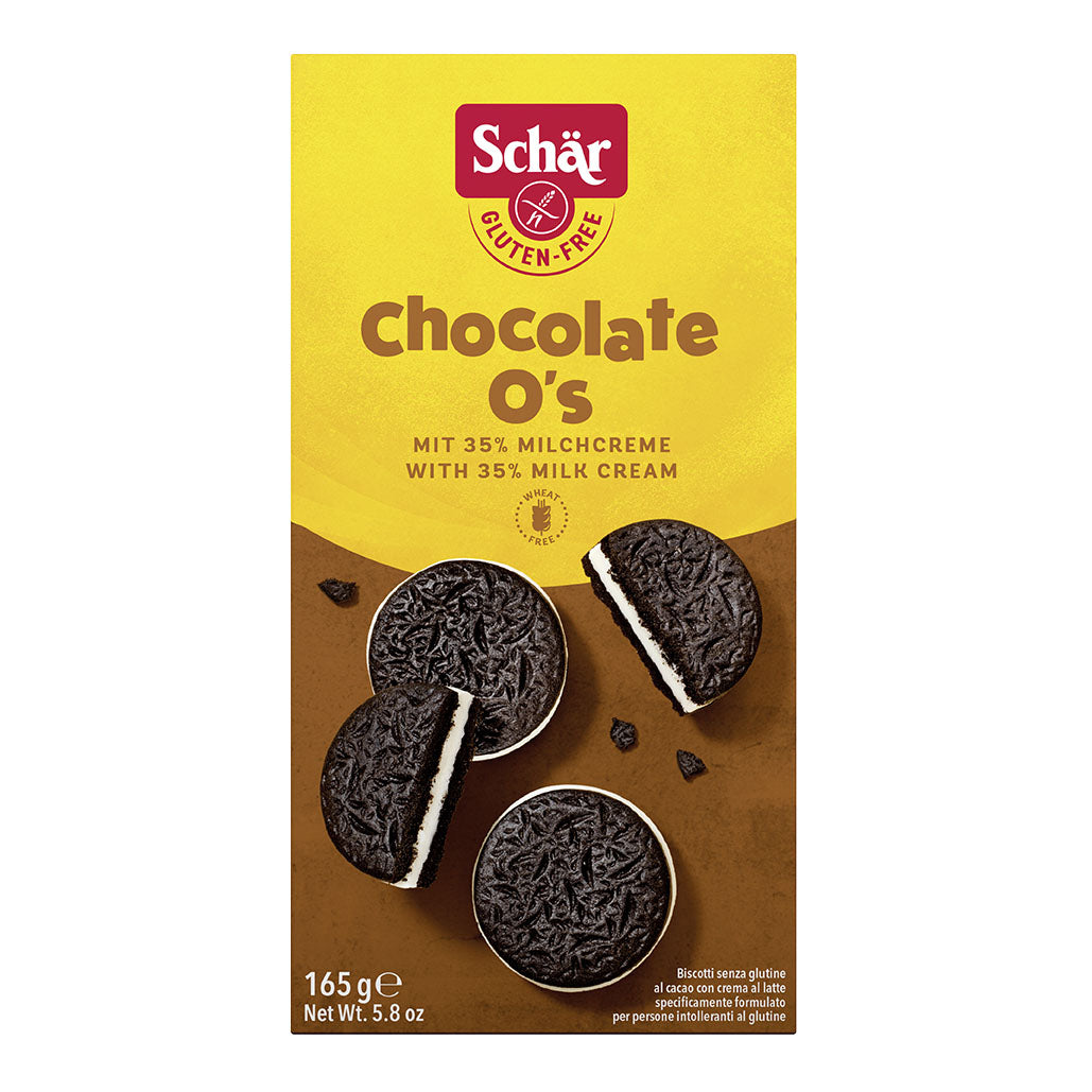 SCHAR CHOCOLATE O'S BISCOTTI  