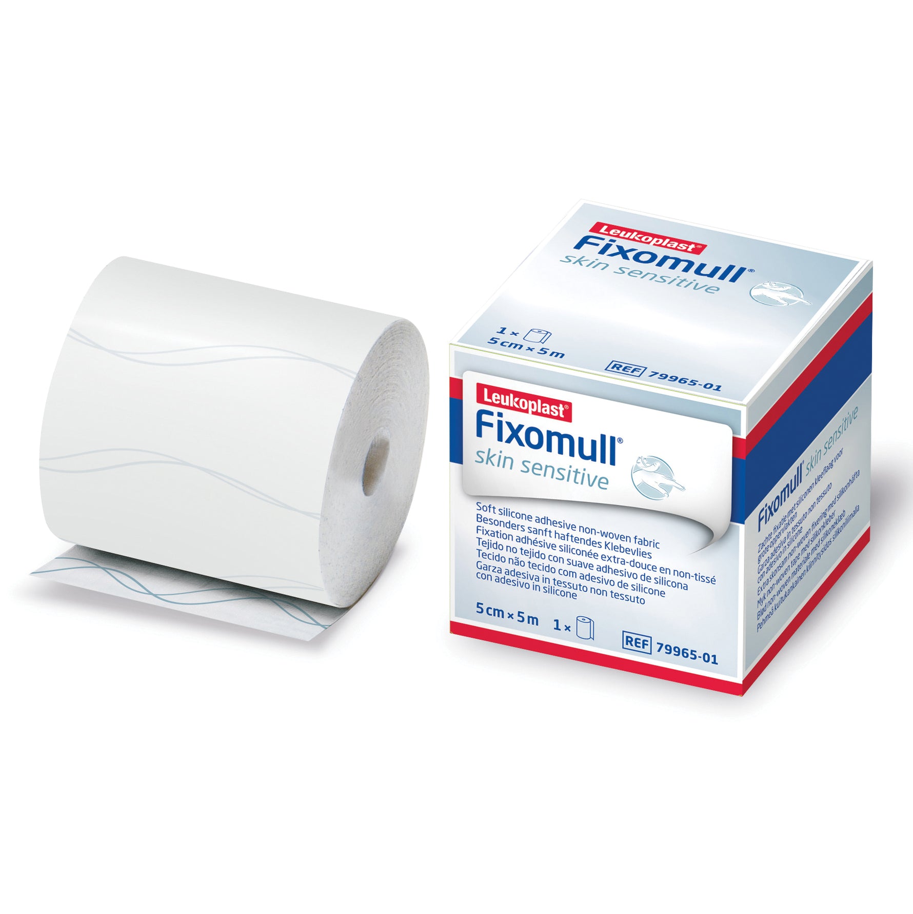 Leukoplast Fixomull Skin Sensitive - Garza Adesiva 5mt x 5cm

