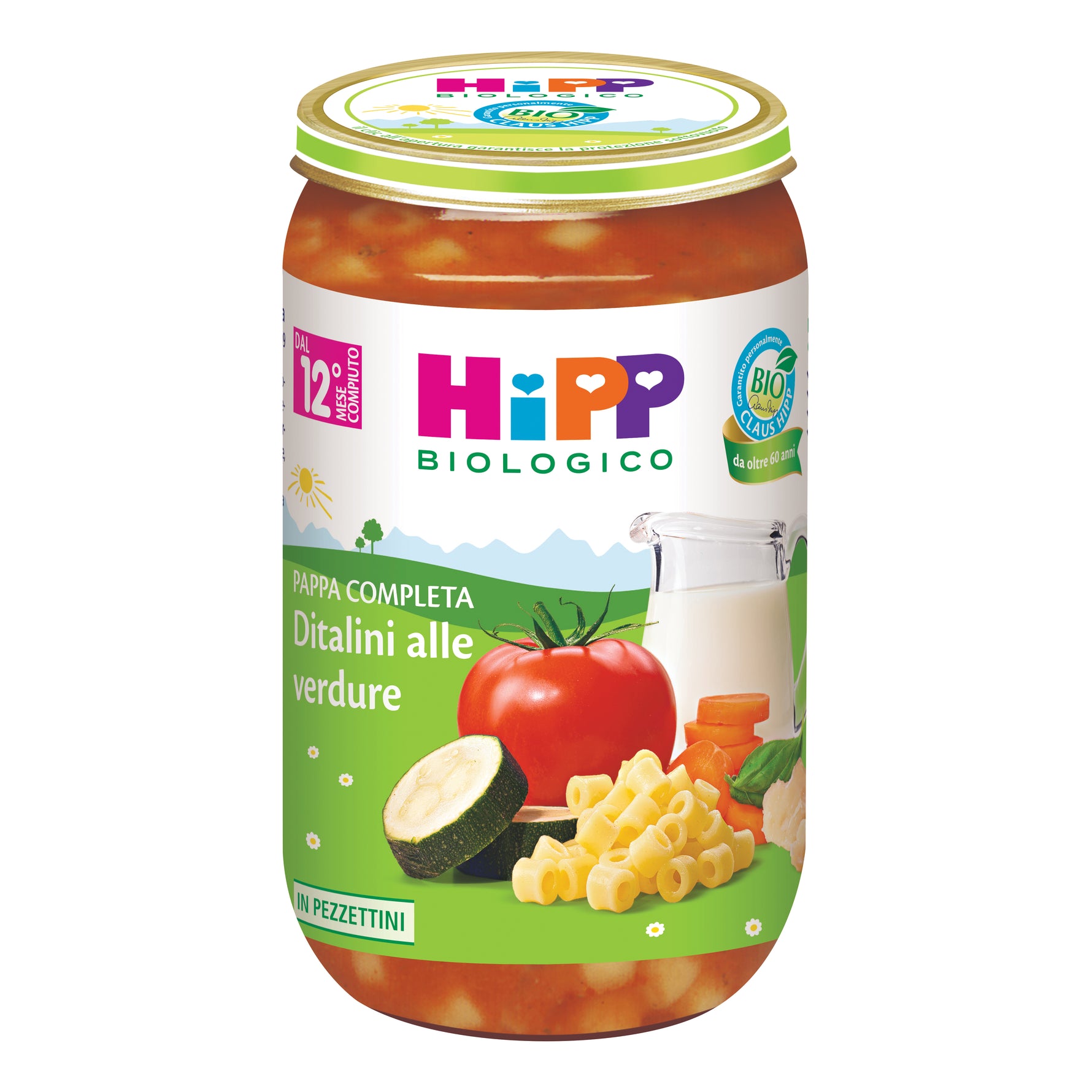 HIPP BIO DITALINI VERDURE 250G
