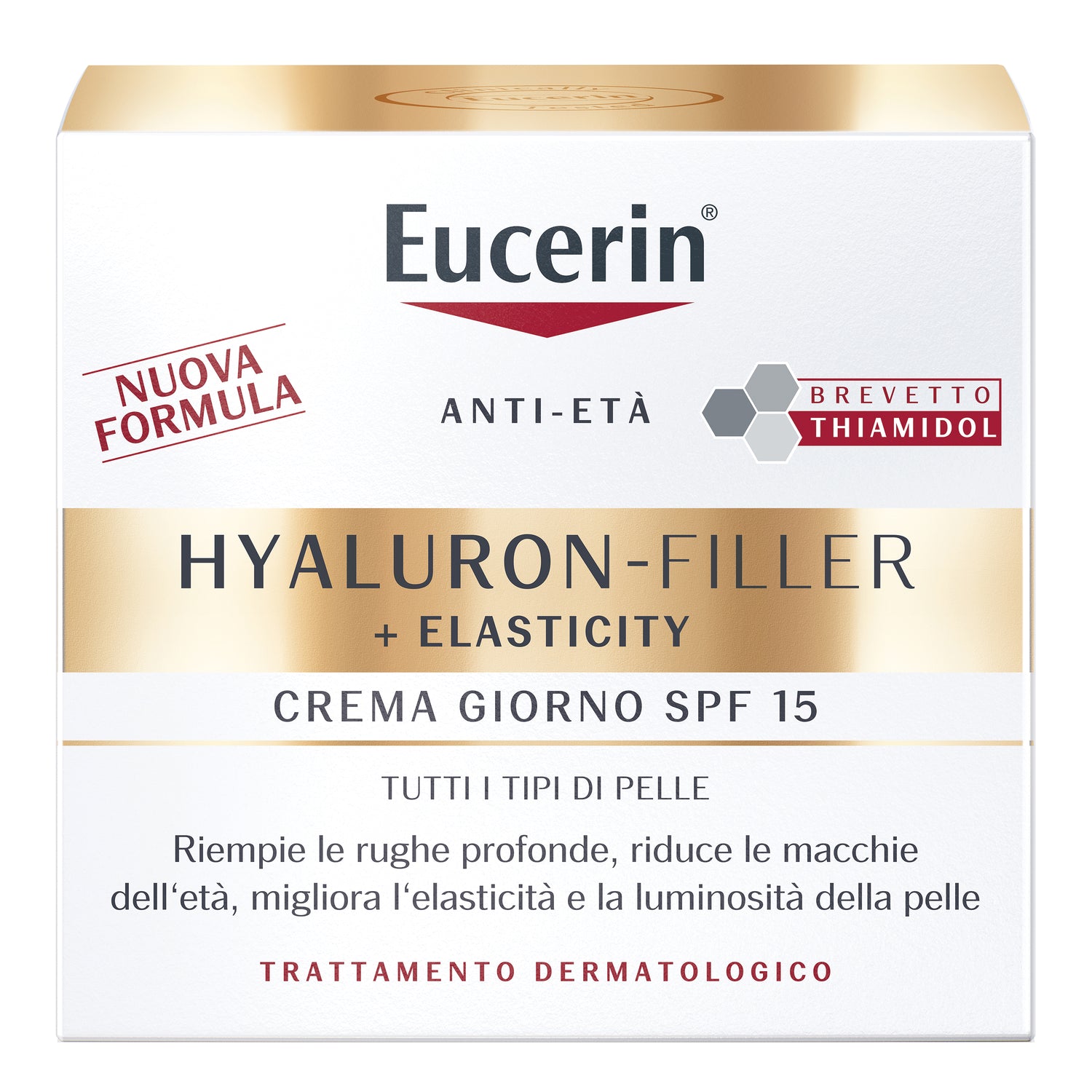 Eucerin Hyaluron-Filler + Elasticity Crema Giorno Anti-Età Spf15 Tutti I Tipi Di Pelle 50ml