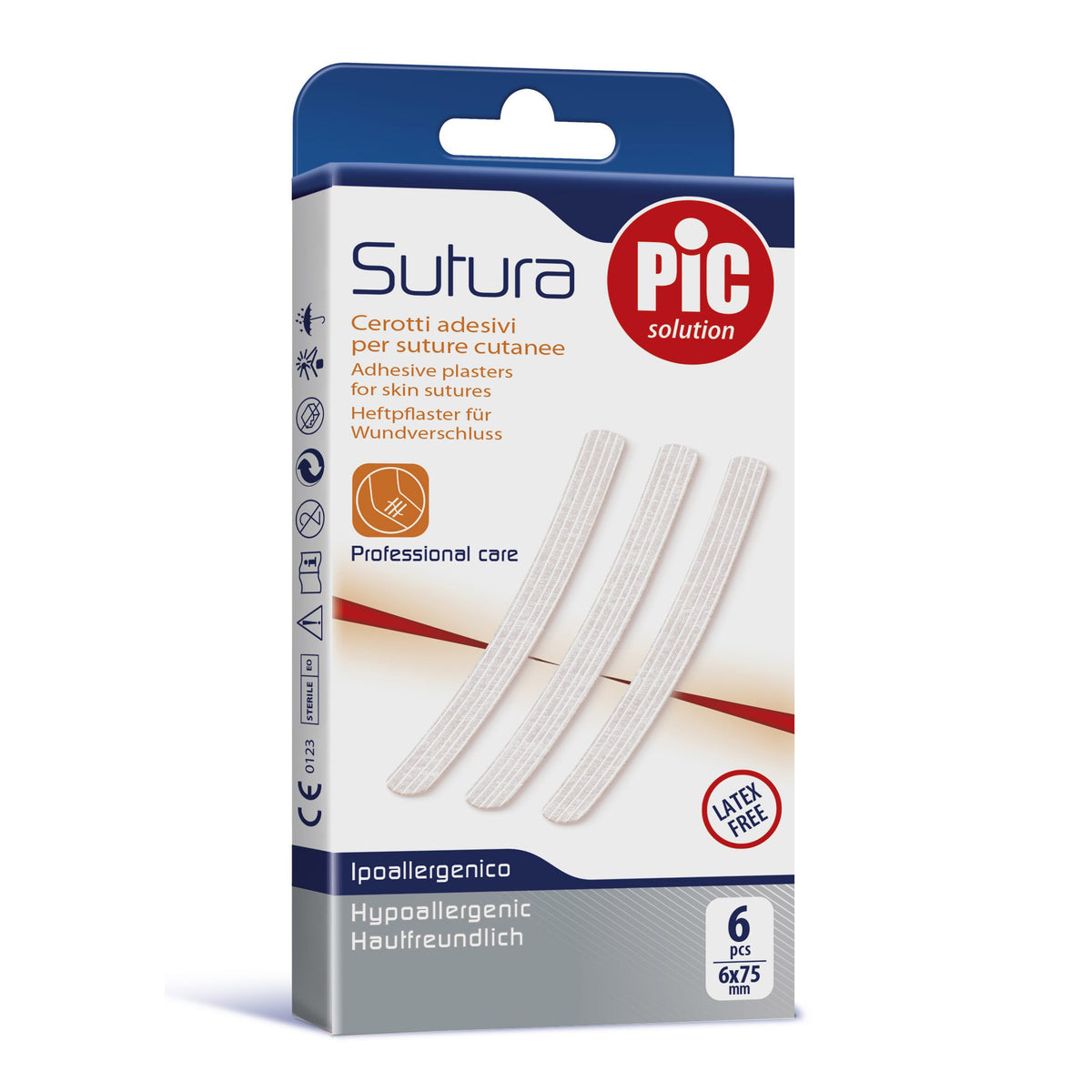 PIC CER SUTURA 6X75MM 6PZ  