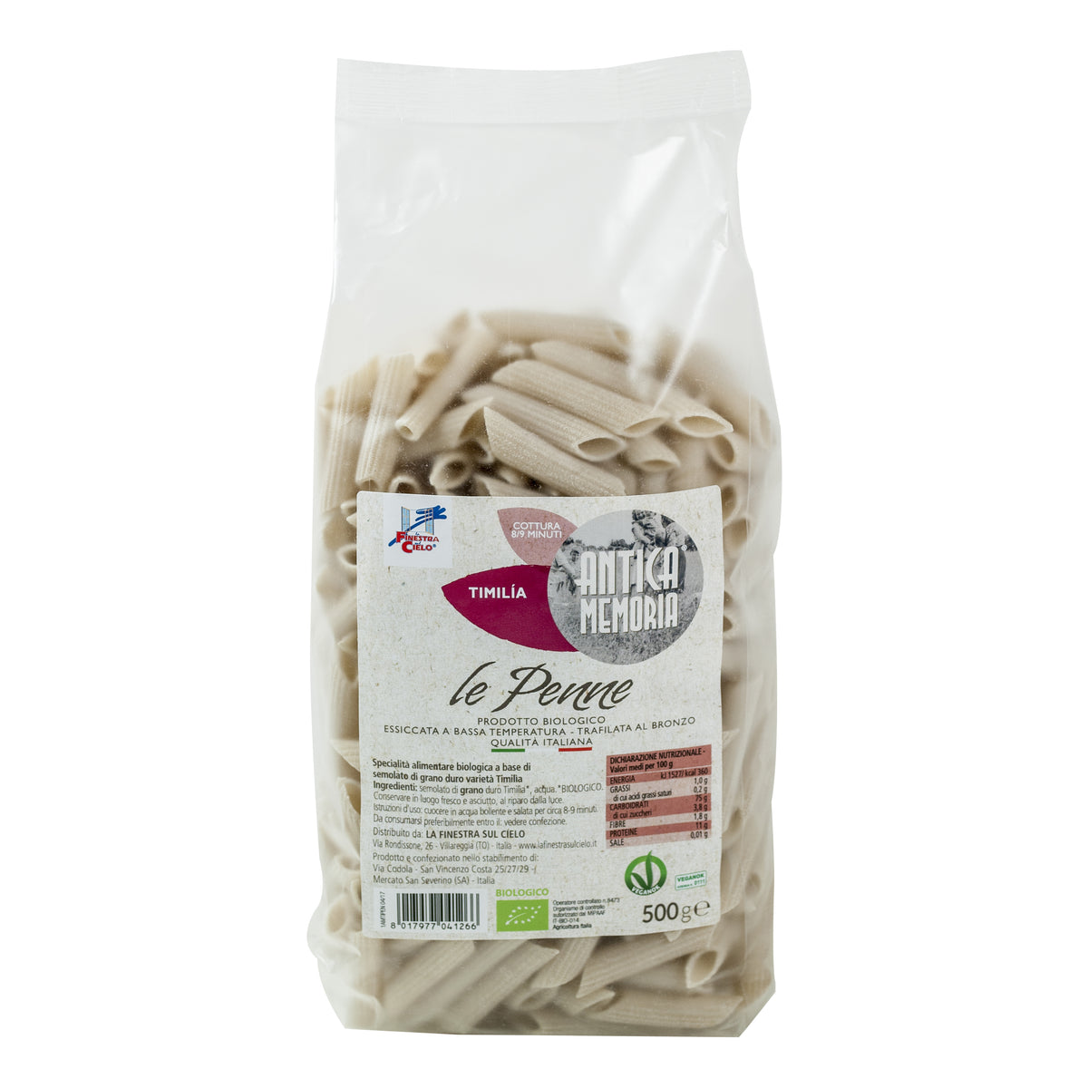 PENNE TIMILIA BIO ANTICA MEMOR  