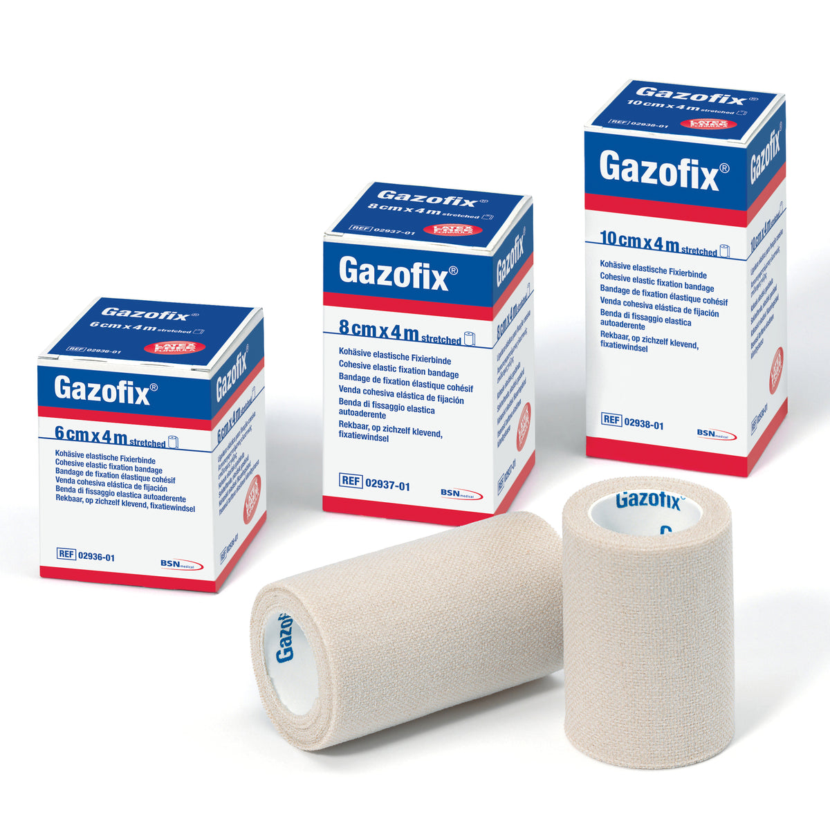 Leukoplast GAZOFIX Benda Elast.Ad.cm 6x4  