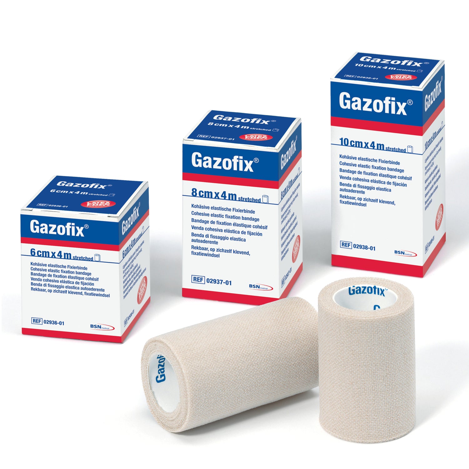 Gazofix Benda Elastica Autoadesiva 8cm X 4m